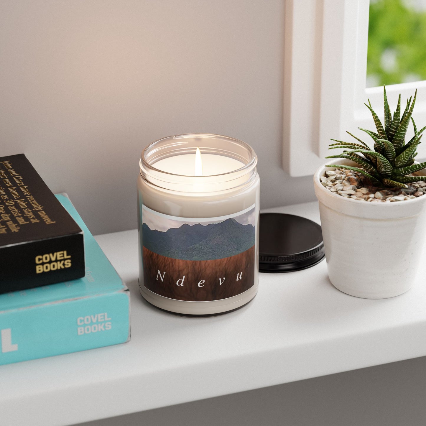 Ndevu Mountain Scented Soy Candle — 9oz Rustic Woodland Fragrance