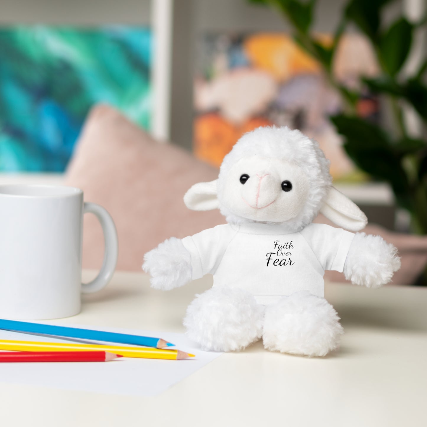 Faith Over Fear Teddy Bear with Tee