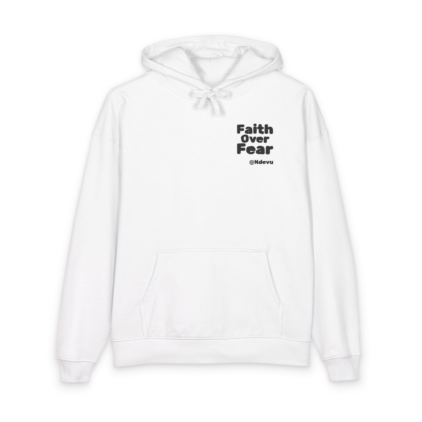 Copy of Faith Over Fear Hoodie — Christian Philippians 4:13 Inspirational Pullover