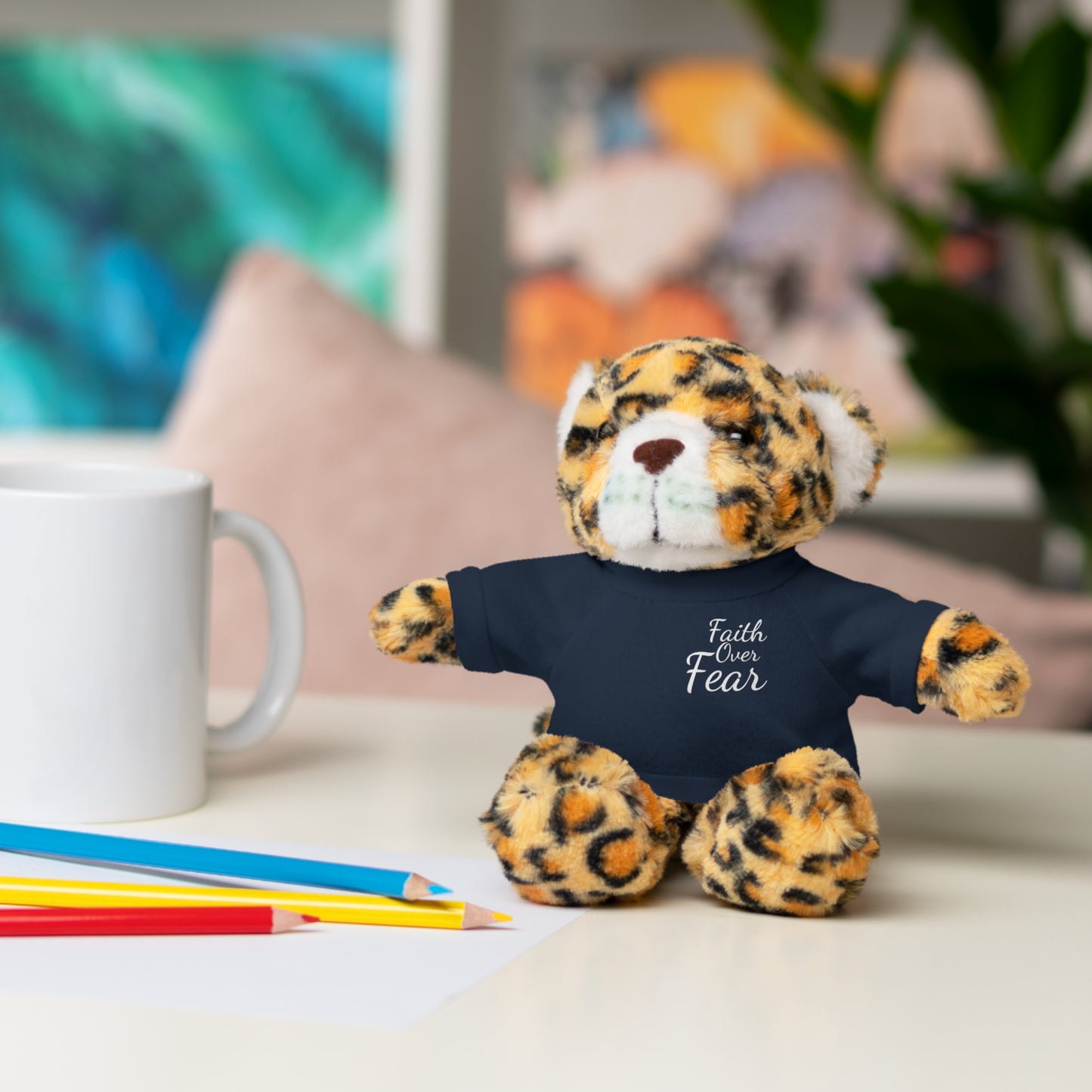 Faith Over Fear Teddy Bear with Tee