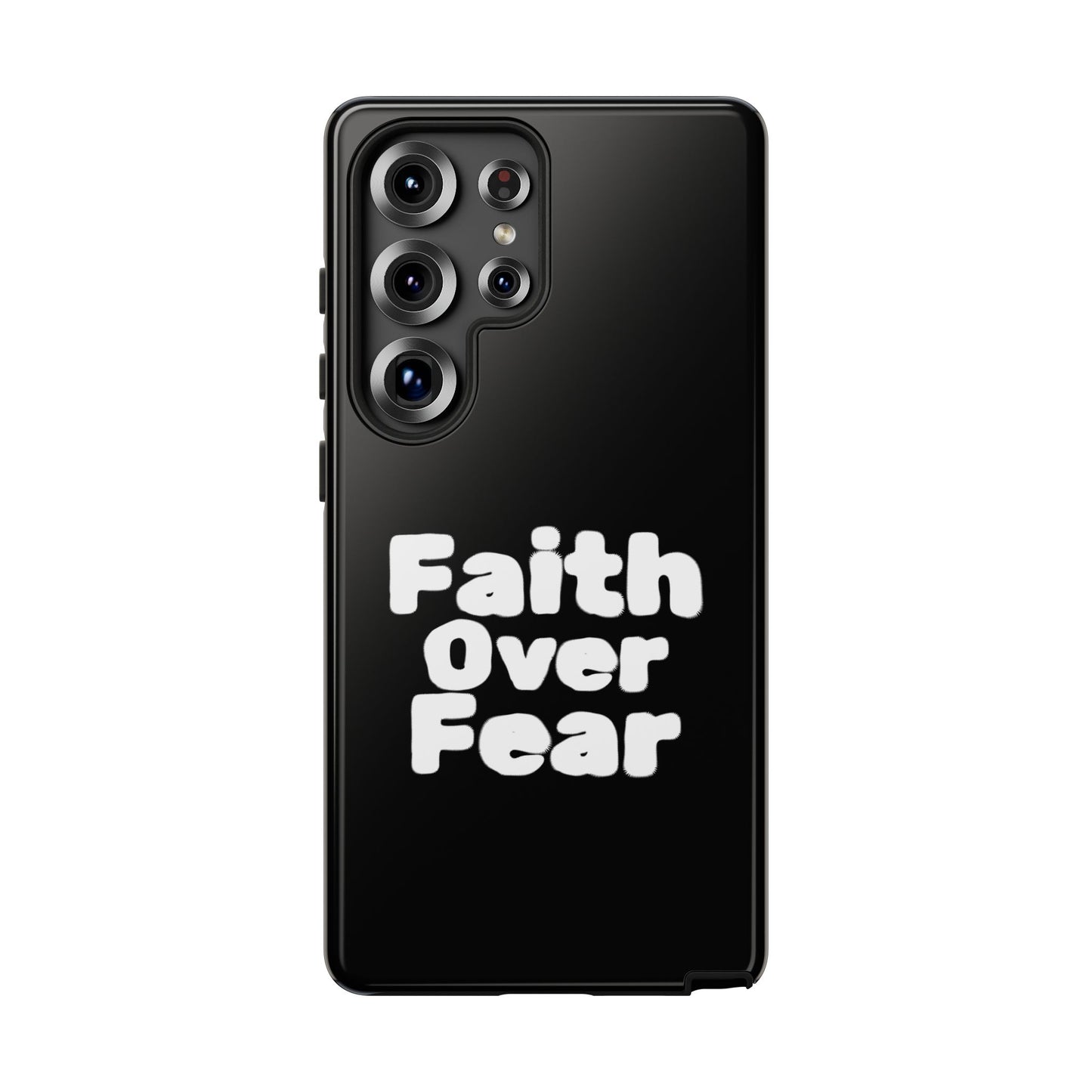 Faith Over Fear Phone Case, Inspirational Case, Motivational Gift, Tough Phone Cover, Unique Cell Protector, Modern Design