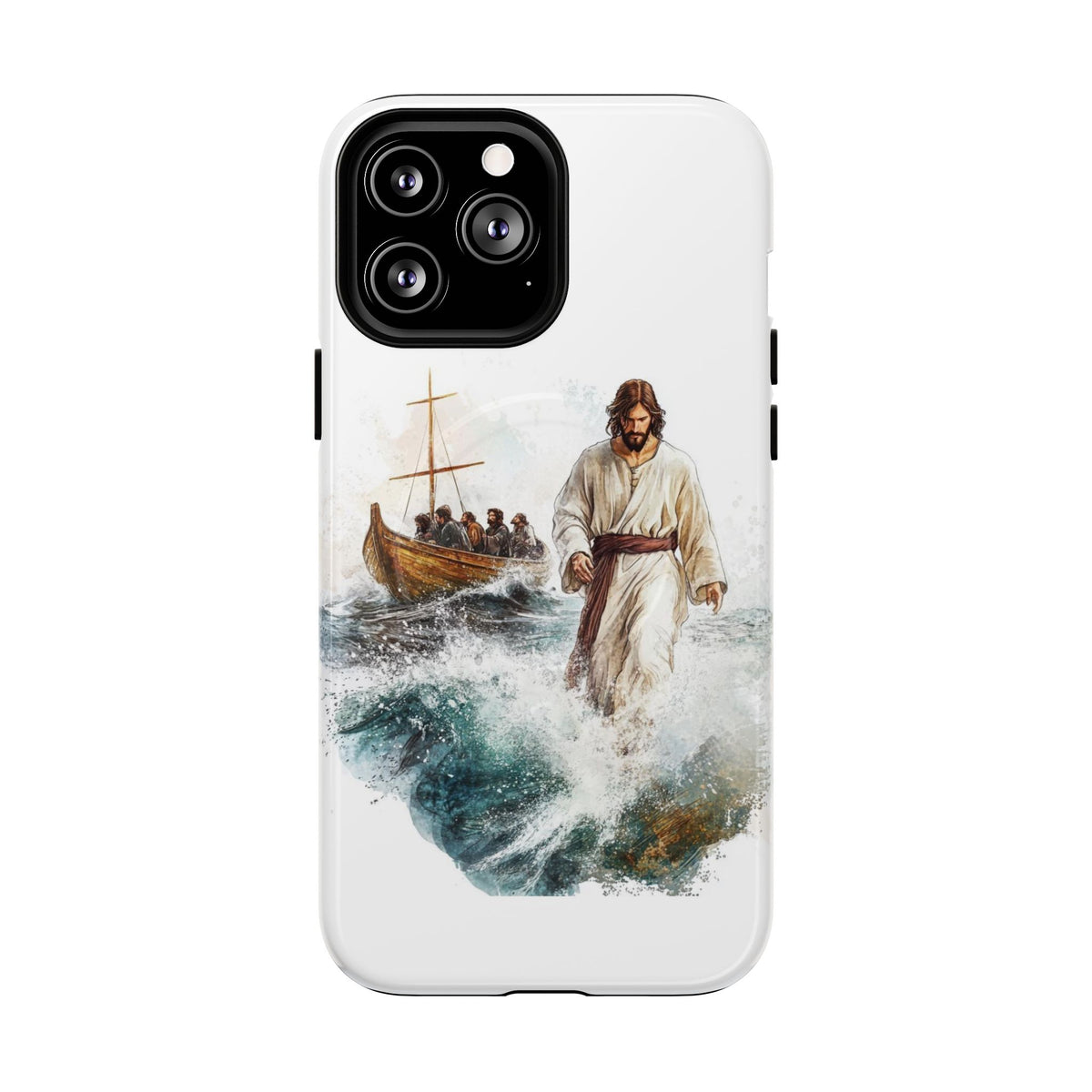 Phone Case — Jesus Walking on Water Design (Tough Magnetic)