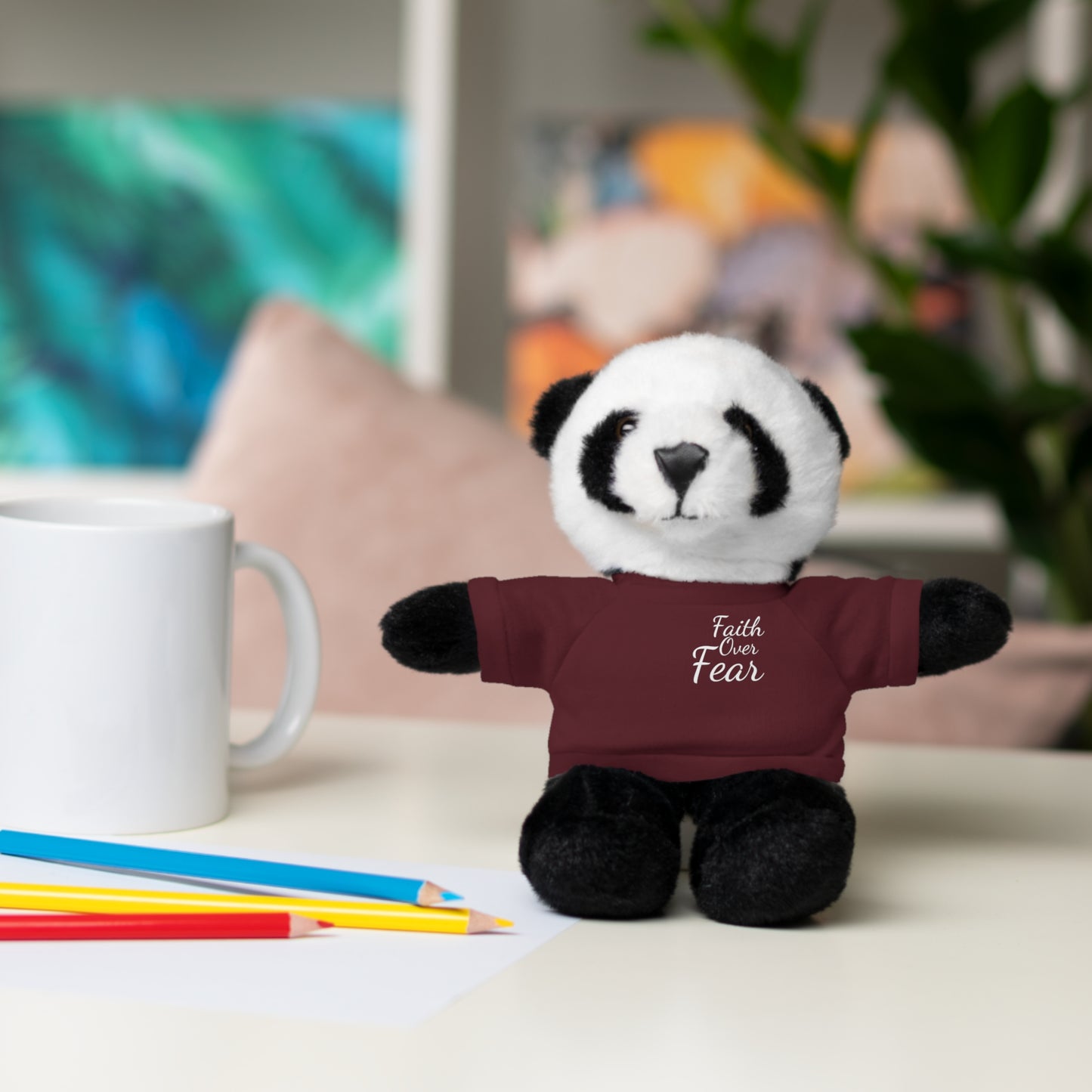 Faith Over Fear Teddy Bear with Tee