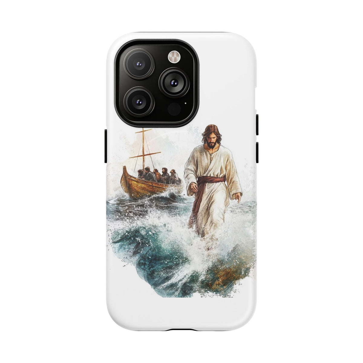 Phone Case — Jesus Walking on Water Design (Tough Magnetic)