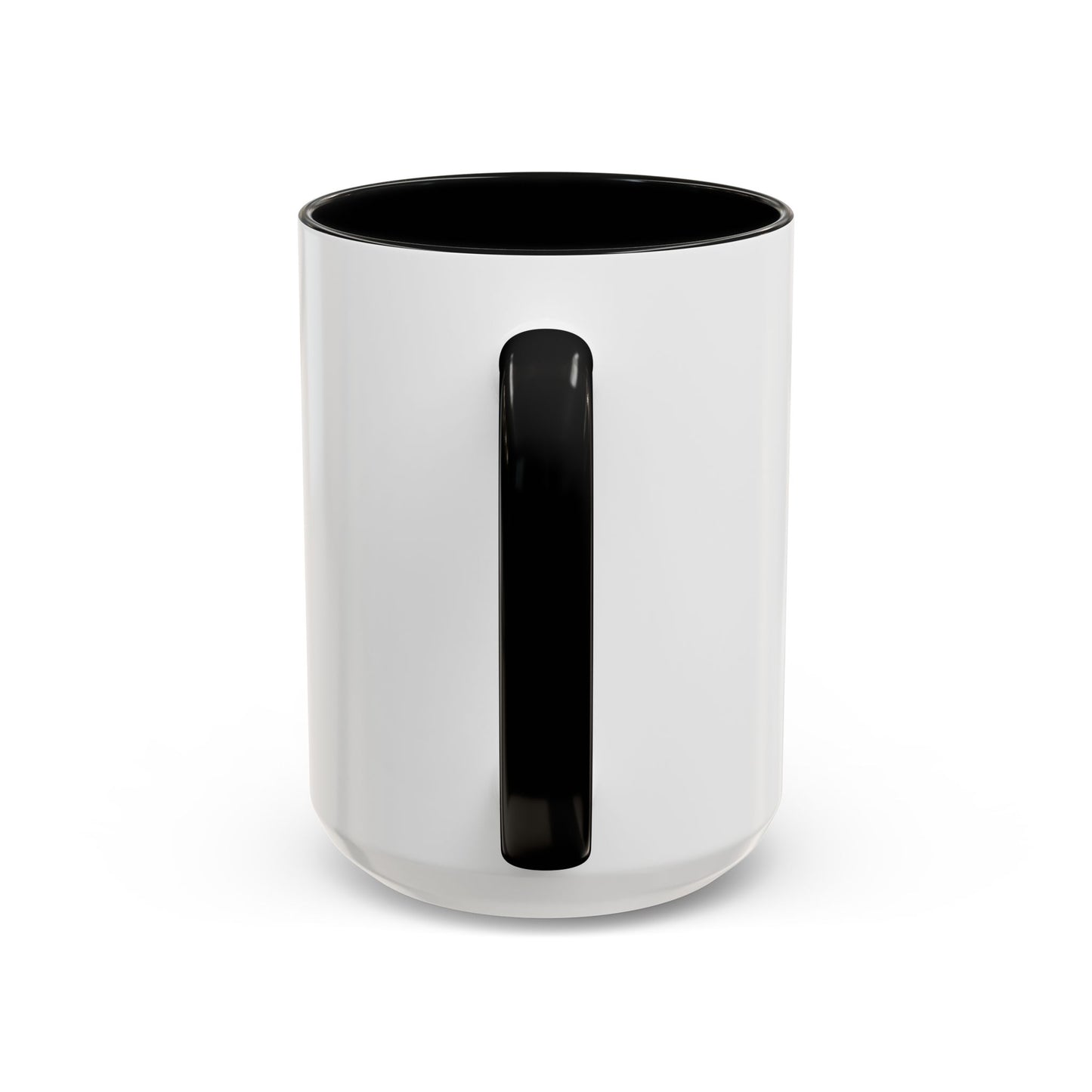Accent Coffee Mug — "I Love You to the Moon and Back" Romantic Black-Accent Coffee Mug