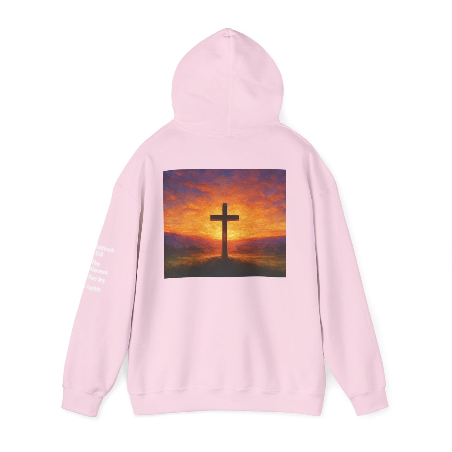 Faith-Inspired Sunset Hoodie, Cozy Religious Sweatshirt, Christian Gift, Inspirational Apparel, Church Event Wear, Unisex Fashion