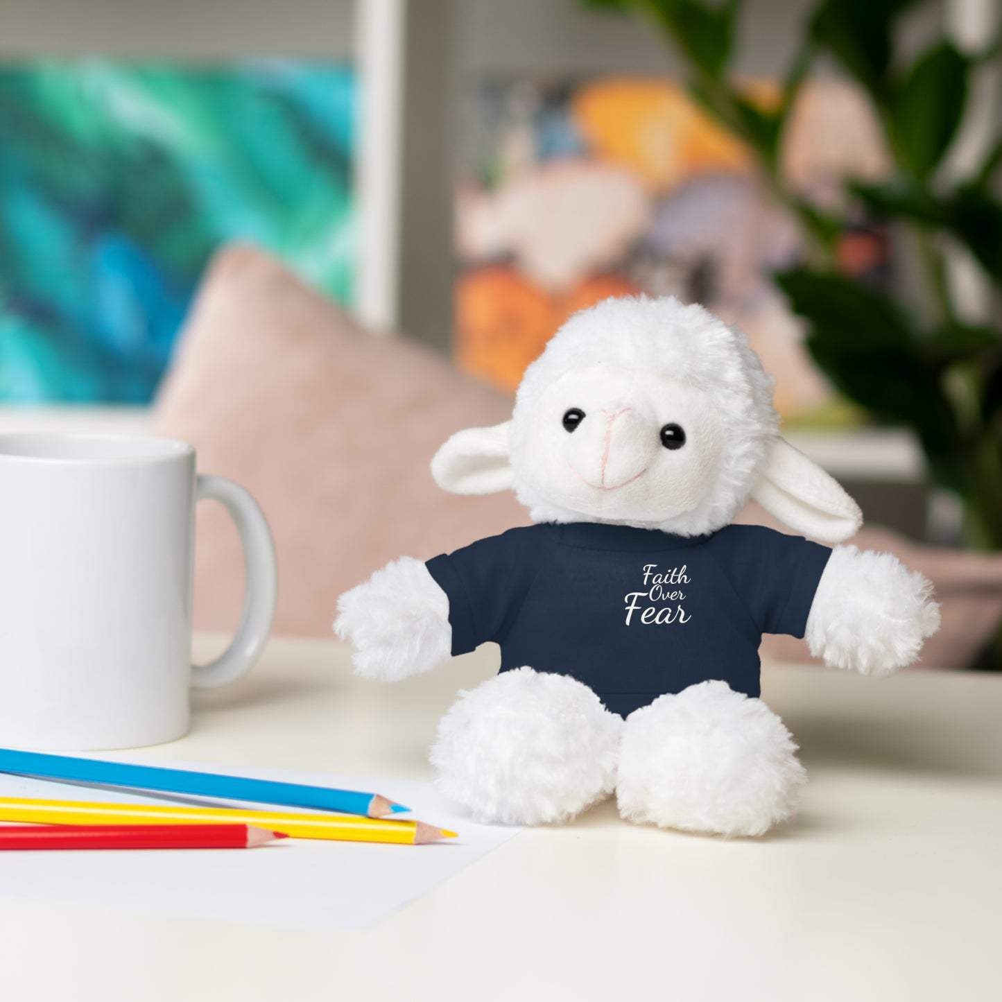 Faith Over Fear Teddy Bear with Tee