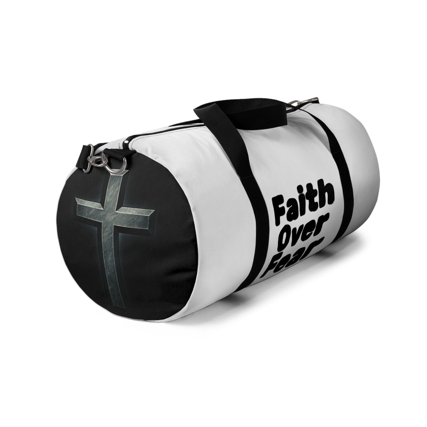 Faith Over Fear Duffel Bag — Inspirational Gym & Travel Weekender