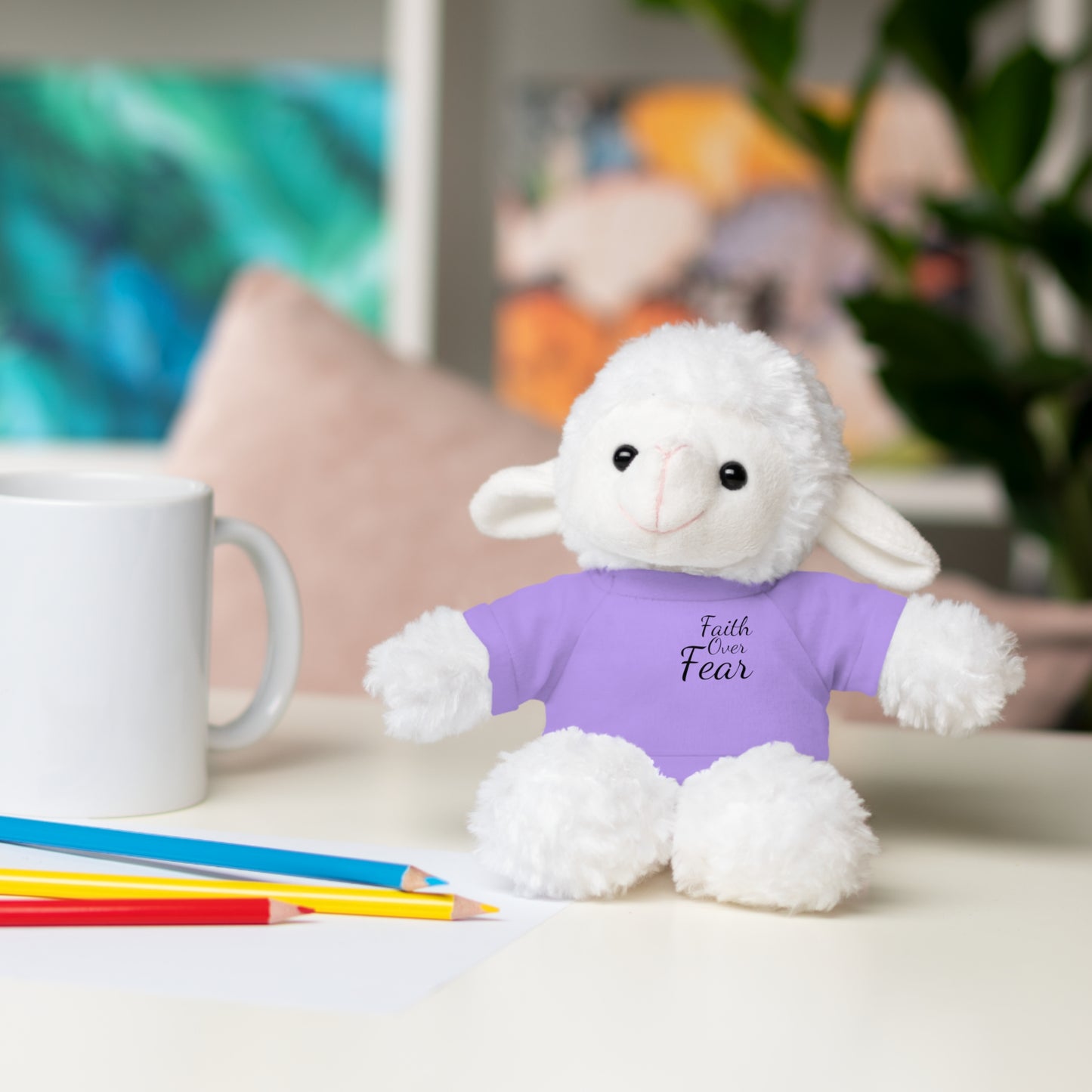 Faith Over Fear Teddy Bear with Tee
