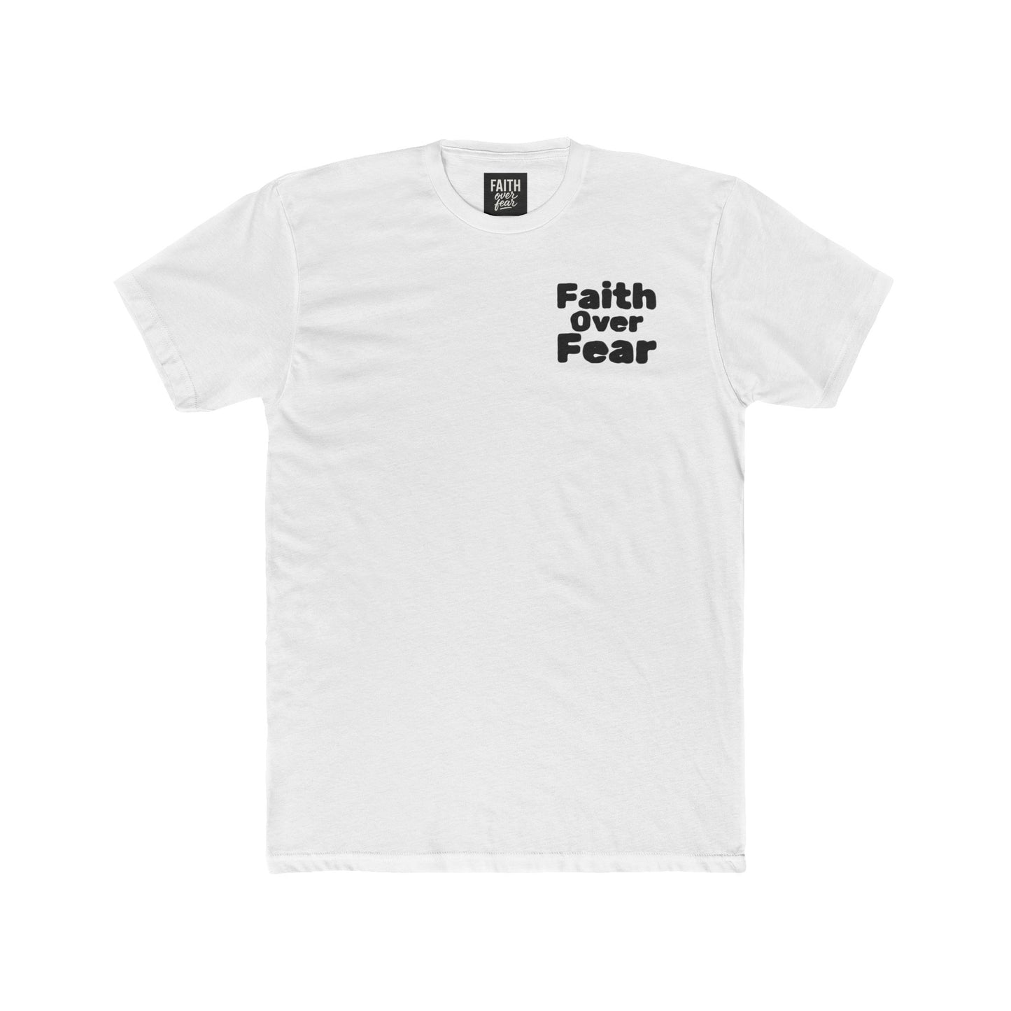 Faith Over Fear Tee — Christian Cross Inspirational T-Shirt
