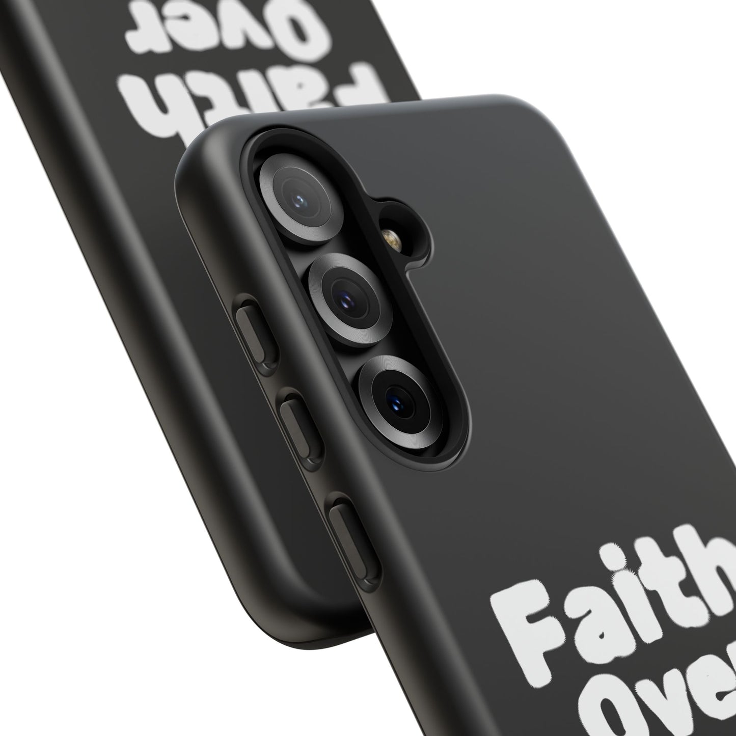 Faith Over Fear Phone Case, Inspirational Case, Motivational Gift, Tough Phone Cover, Unique Cell Protector, Modern Design