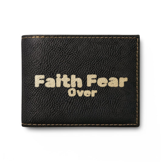 Faith Over Fear Bi-Fold Wallet