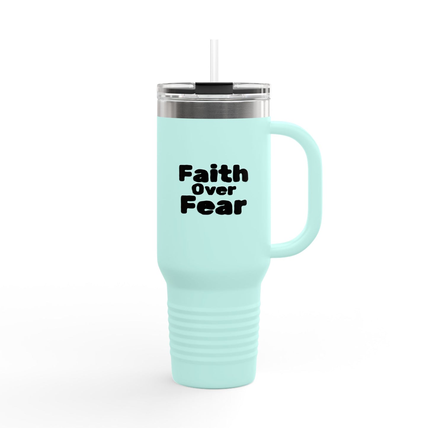 Faith Over Fear 40oz Insulated Travel Mug