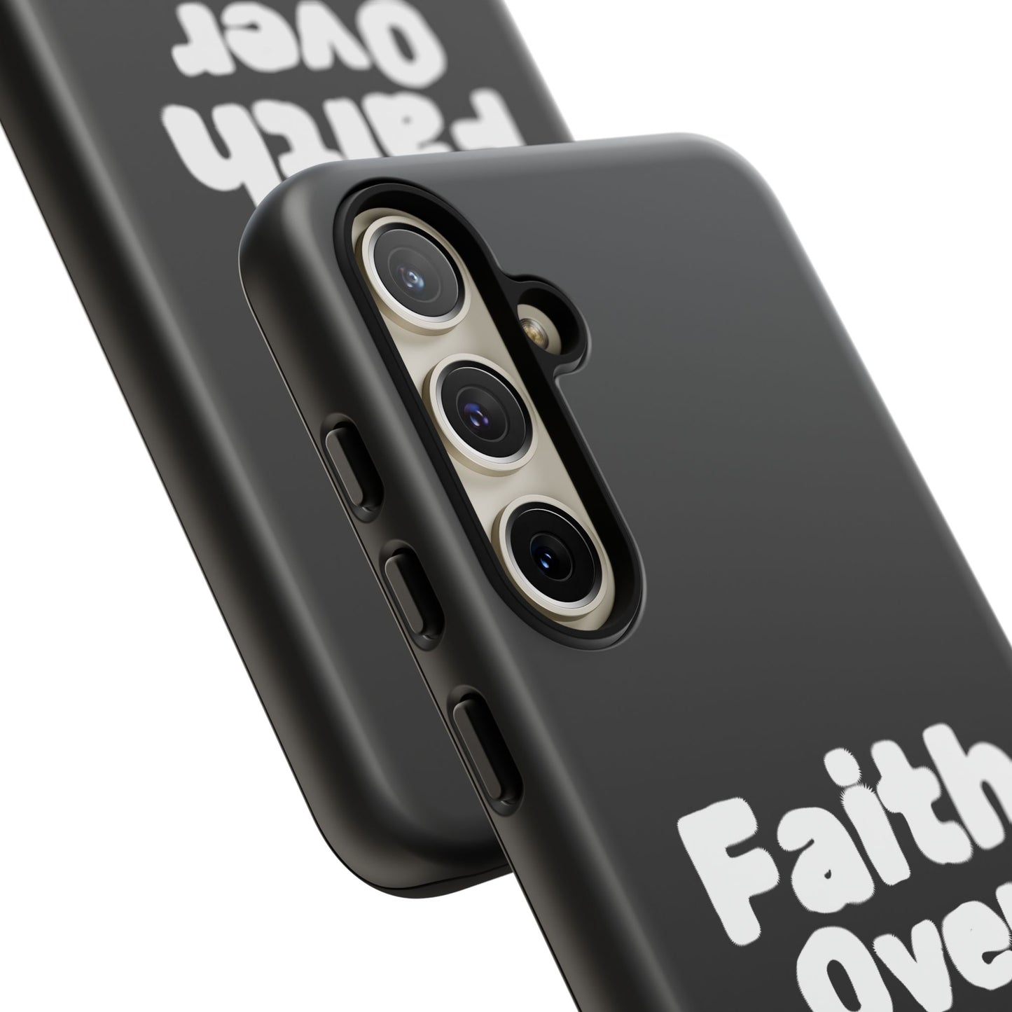 Faith Over Fear Phone Case, Inspirational Case, Motivational Gift, Tough Phone Cover, Unique Cell Protector, Modern Design