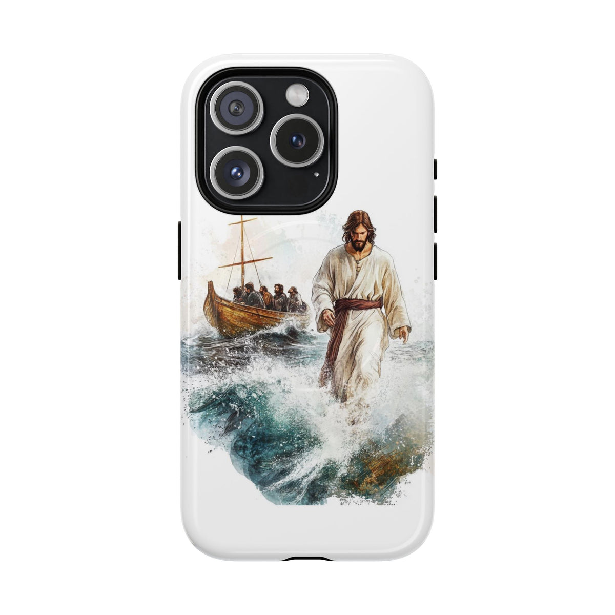 Phone Case — Jesus Walking on Water Design (Tough Magnetic)