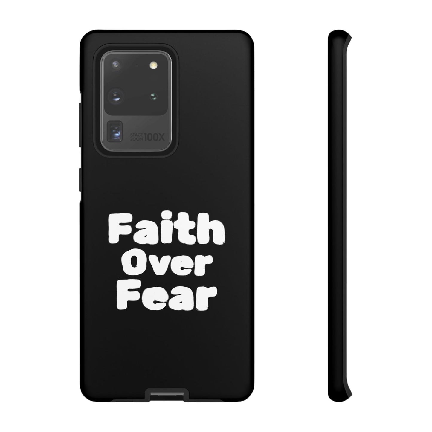 Faith Over Fear Phone Case, Inspirational Case, Motivational Gift, Tough Phone Cover, Unique Cell Protector, Modern Design