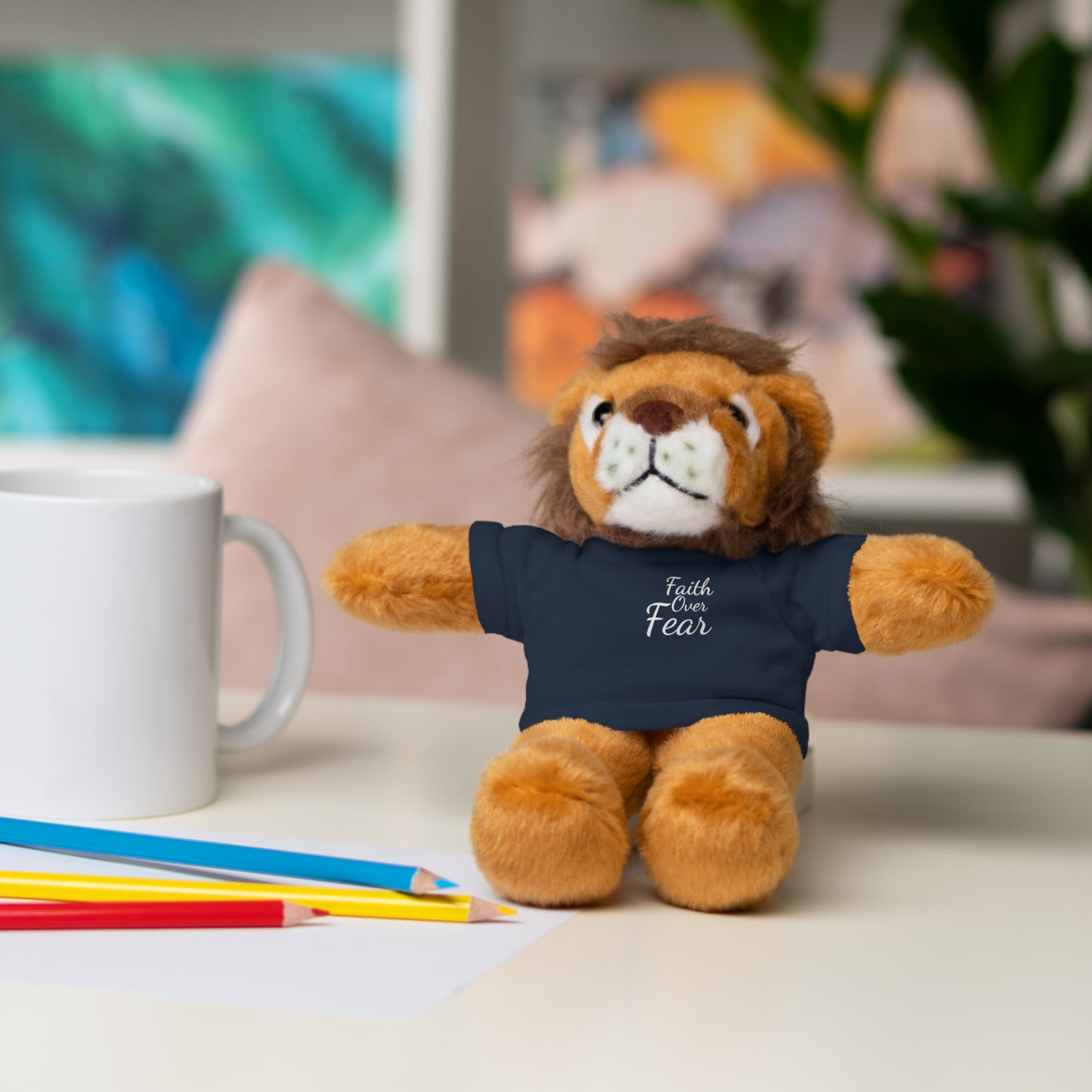 Faith Over Fear Teddy Bear with Tee