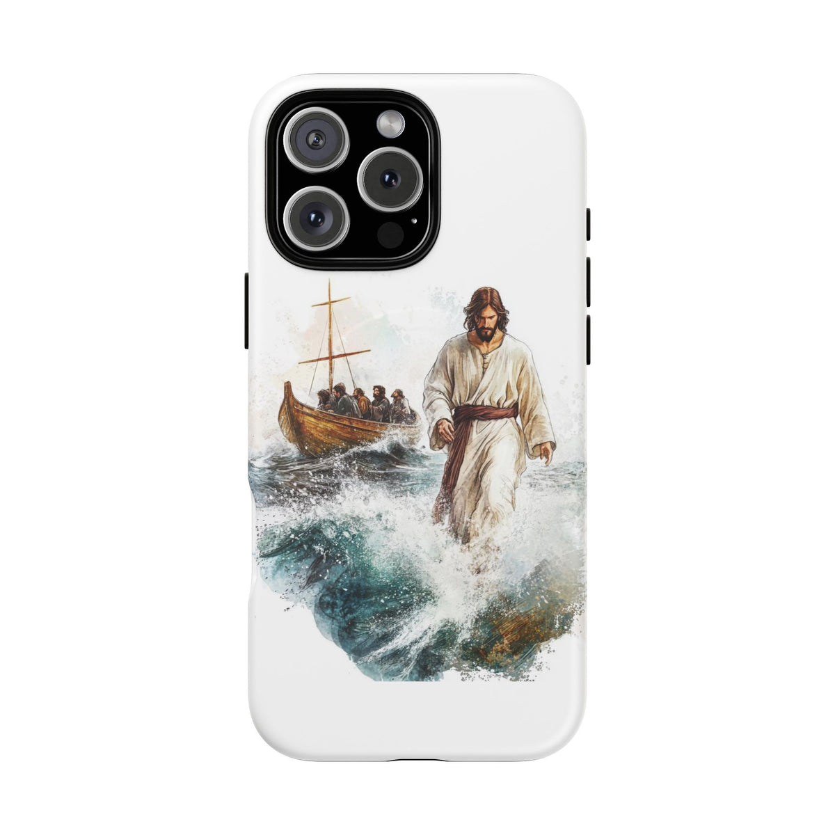 Phone Case — Jesus Walking on Water Design (Tough Magnetic)