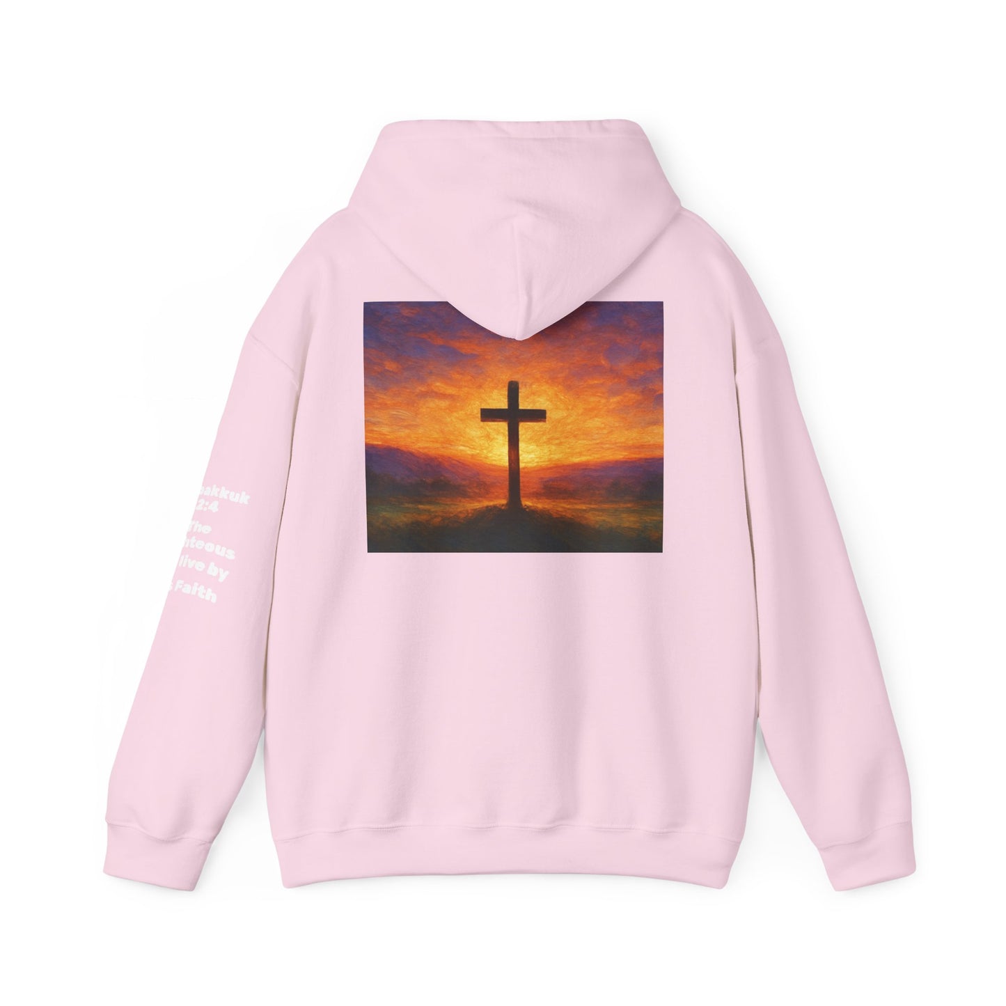 Faith-Inspired Sunset Hoodie, Cozy Religious Sweatshirt, Christian Gift, Inspirational Apparel, Church Event Wear, Unisex Fashion