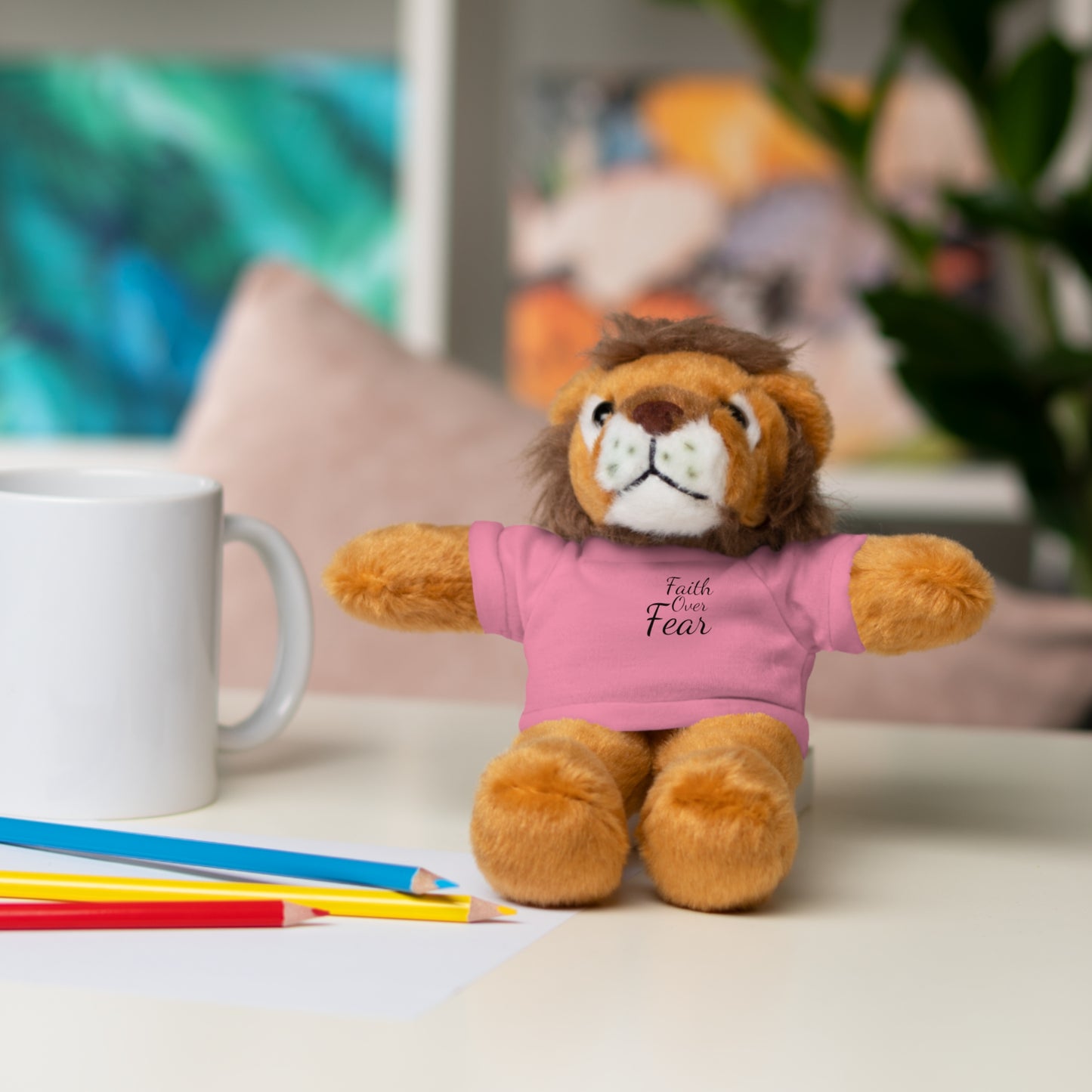 Faith Over Fear Teddy Bear with Tee