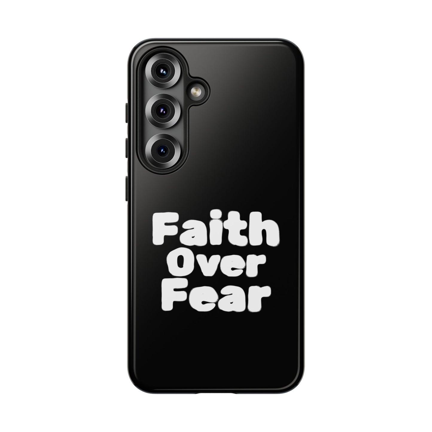 Faith Over Fear Phone Case, Inspirational Case, Motivational Gift, Tough Phone Cover, Unique Cell Protector, Modern Design