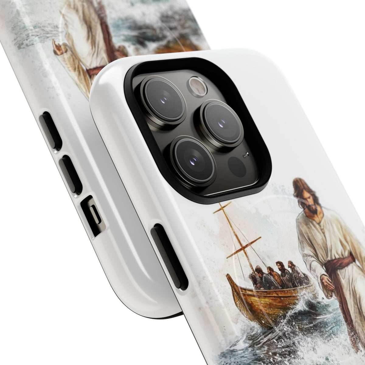 Phone Case — Jesus Walking on Water Design (Tough Magnetic)