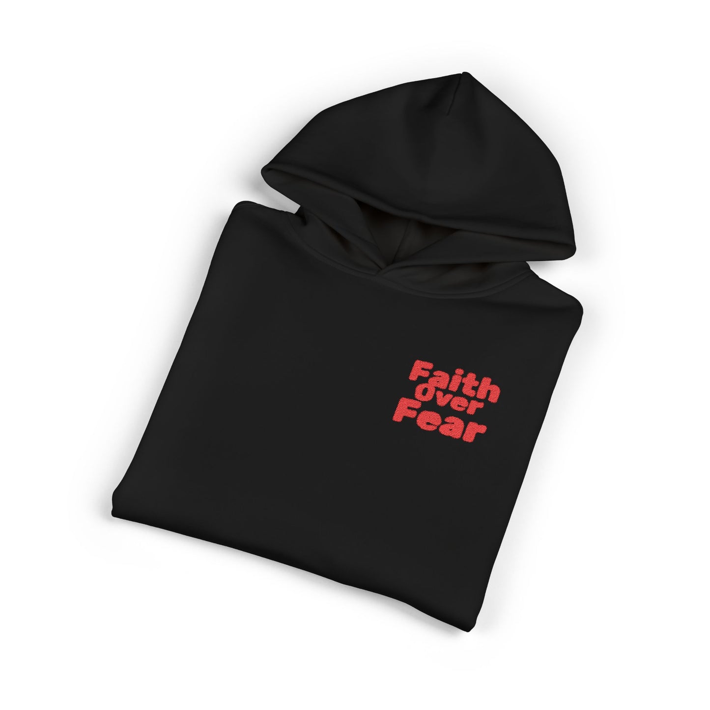 Faith Over Fear Hoodie — Inspirational Christian Relaxed Pullover