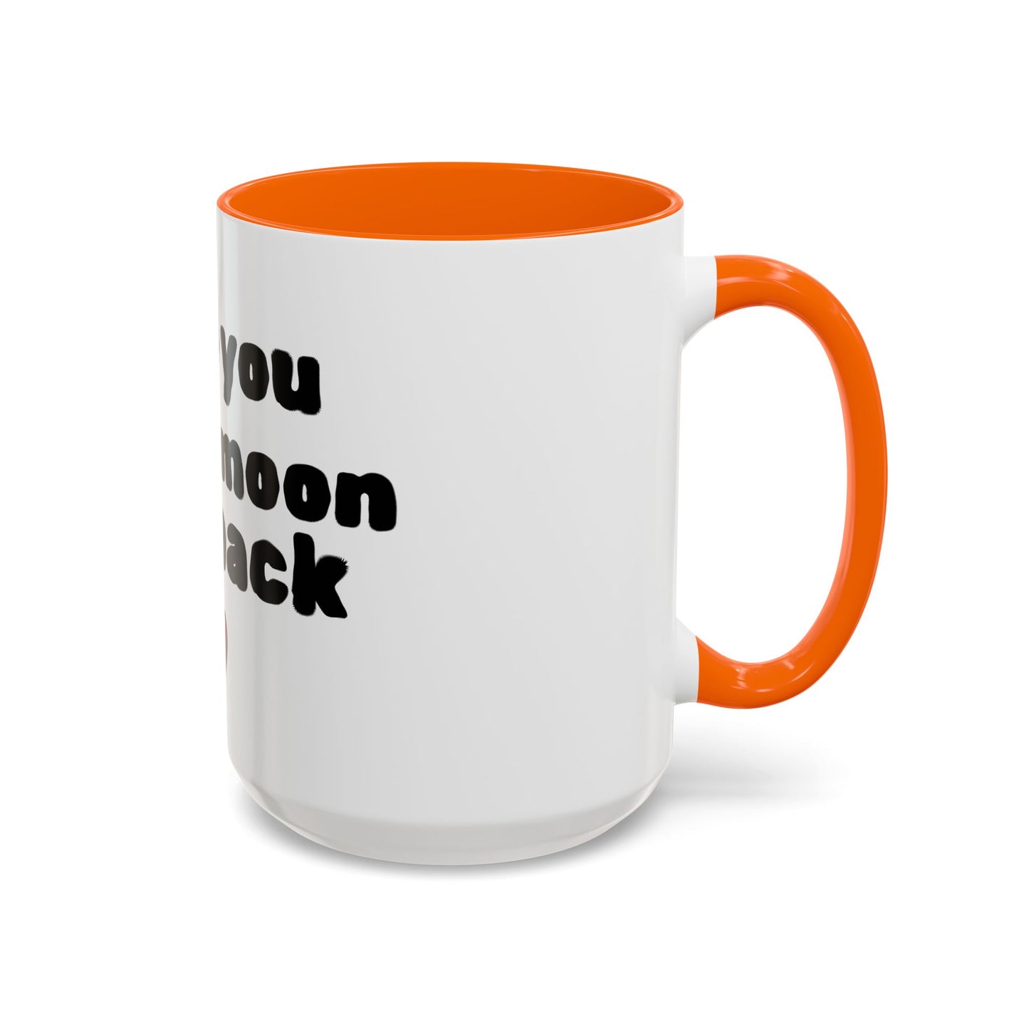 Accent Coffee Mug — "I Love You to the Moon and Back" Romantic Black-Accent Coffee Mug