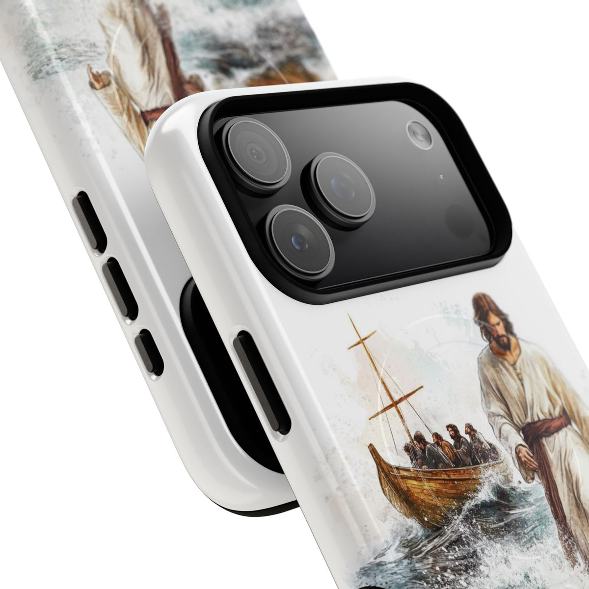 Phone Case — Jesus Walking on Water Design (Tough Magnetic)