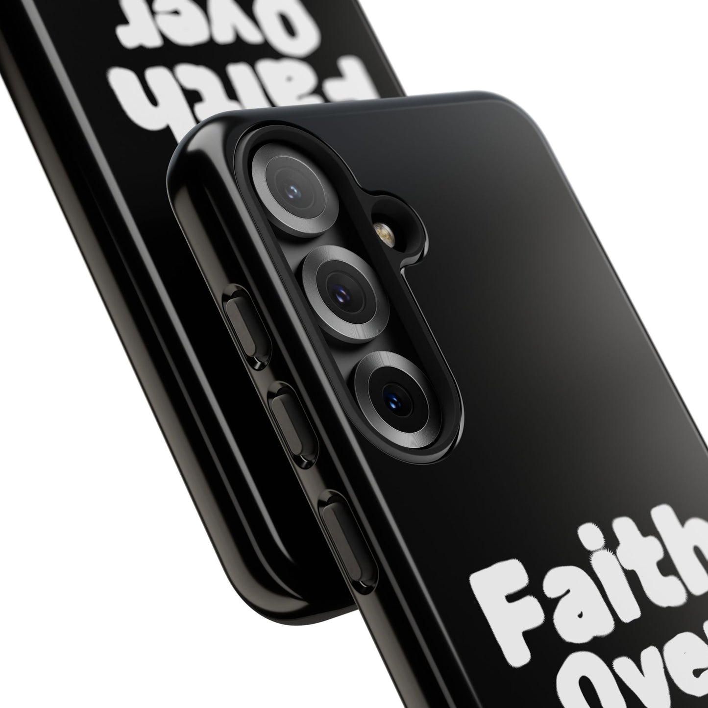 Faith Over Fear Phone Case, Inspirational Case, Motivational Gift, Tough Phone Cover, Unique Cell Protector, Modern Design