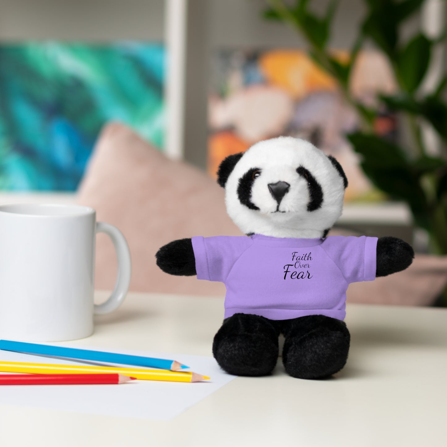 Faith Over Fear Teddy Bear with Tee