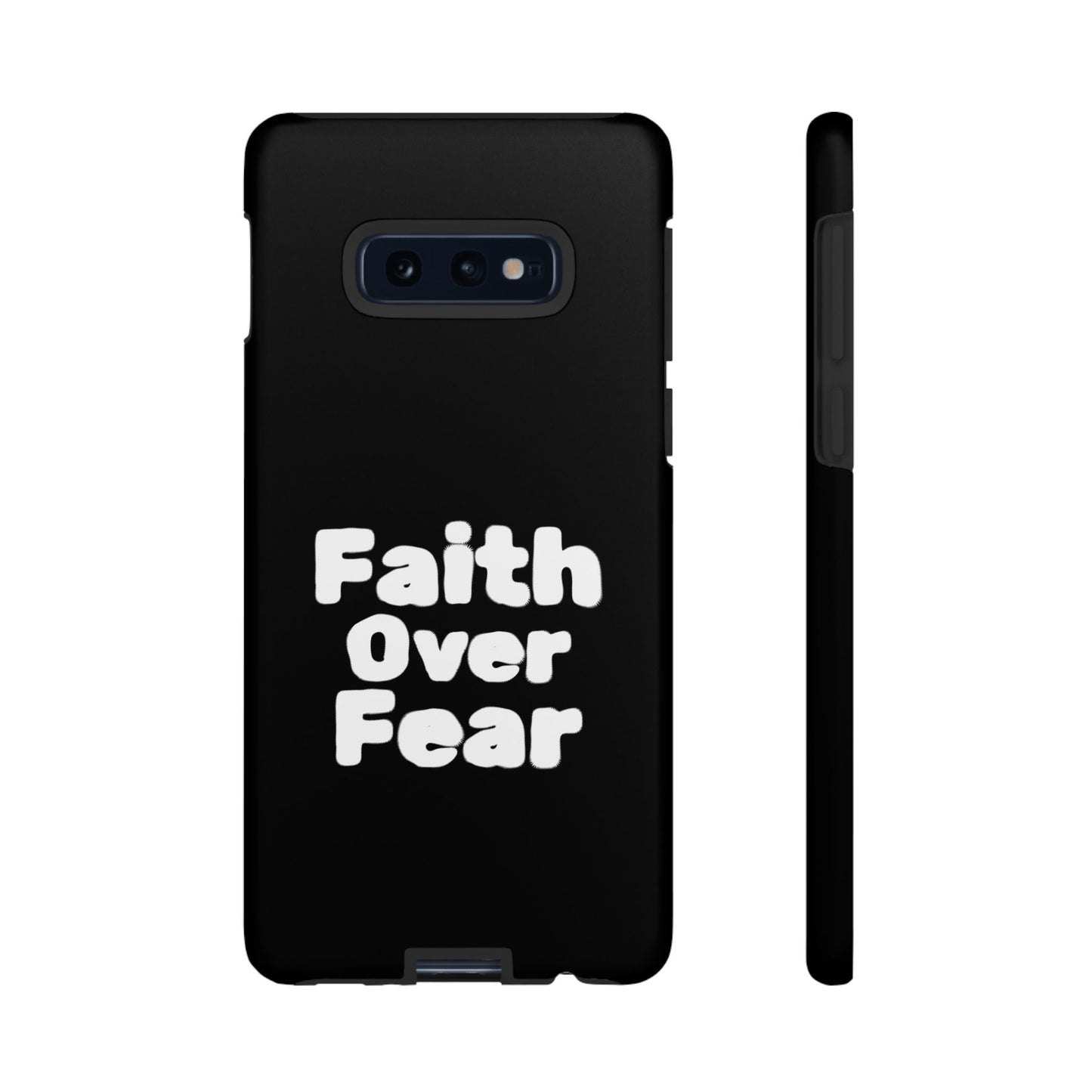 Faith Over Fear Phone Case, Inspirational Case, Motivational Gift, Tough Phone Cover, Unique Cell Protector, Modern Design