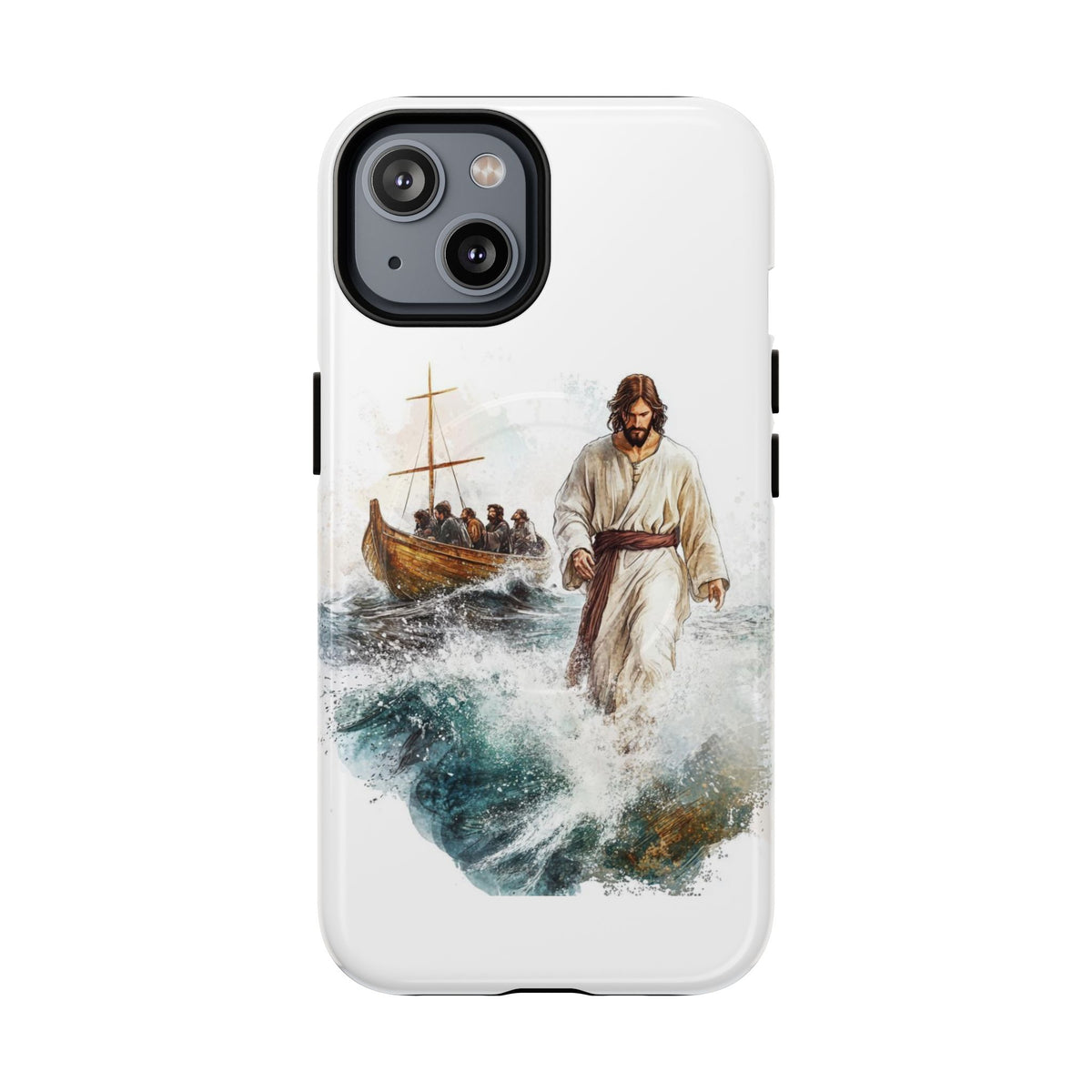 Phone Case — Jesus Walking on Water Design (Tough Magnetic)