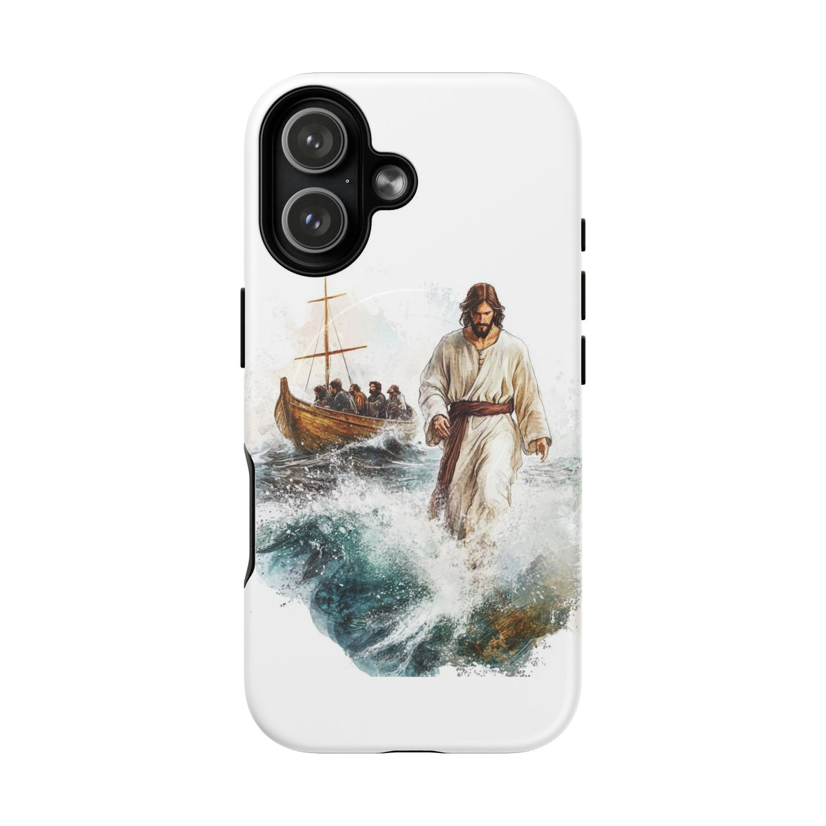 Phone Case — Jesus Walking on Water Design (Tough Magnetic)