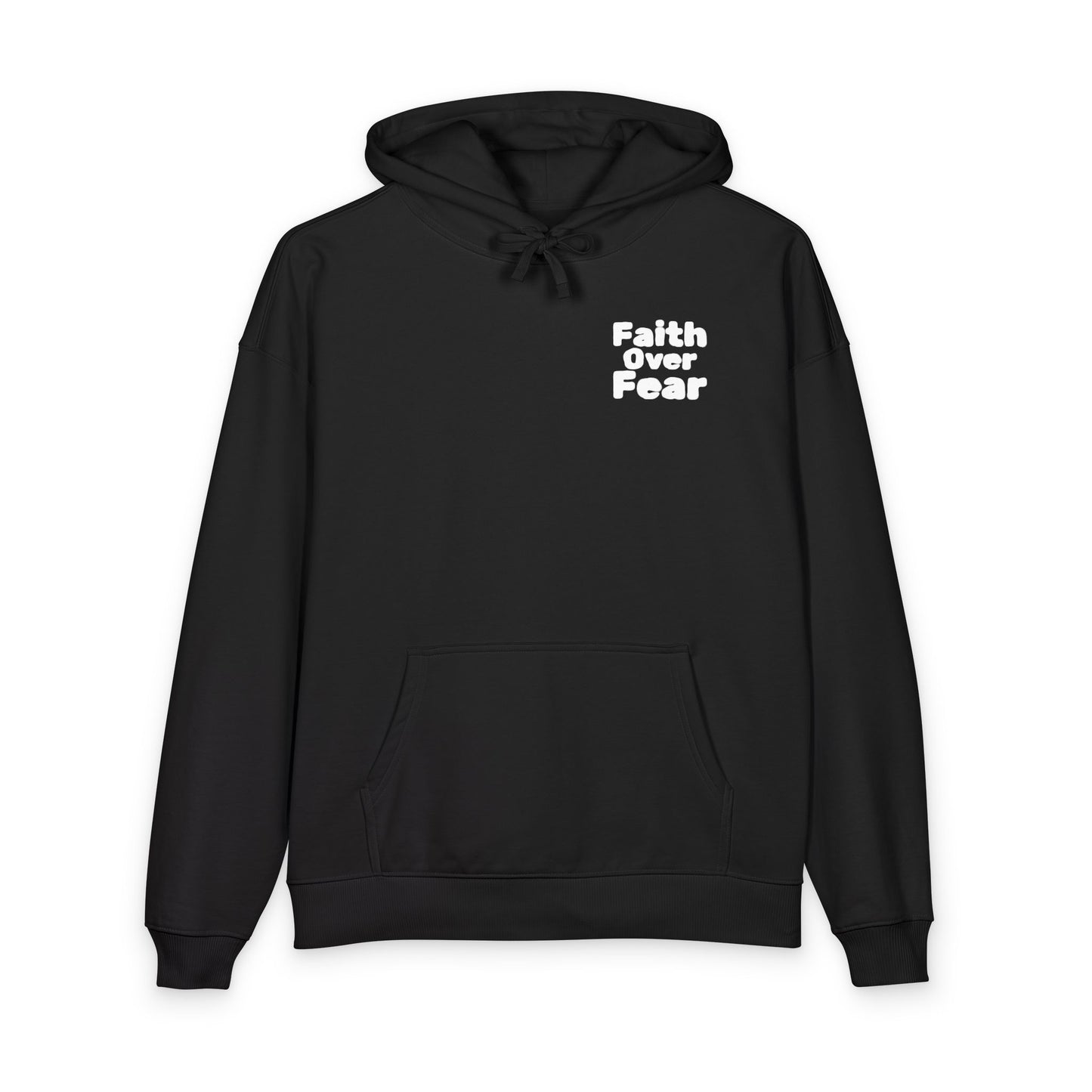 Faith Over Fear Hoodie — Christian Philippians 4:13 Inspirational Pullover