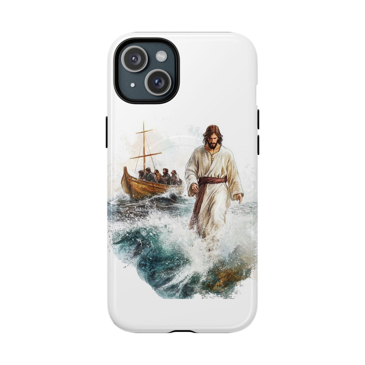 Phone Case — Jesus Walking on Water Design (Tough Magnetic)