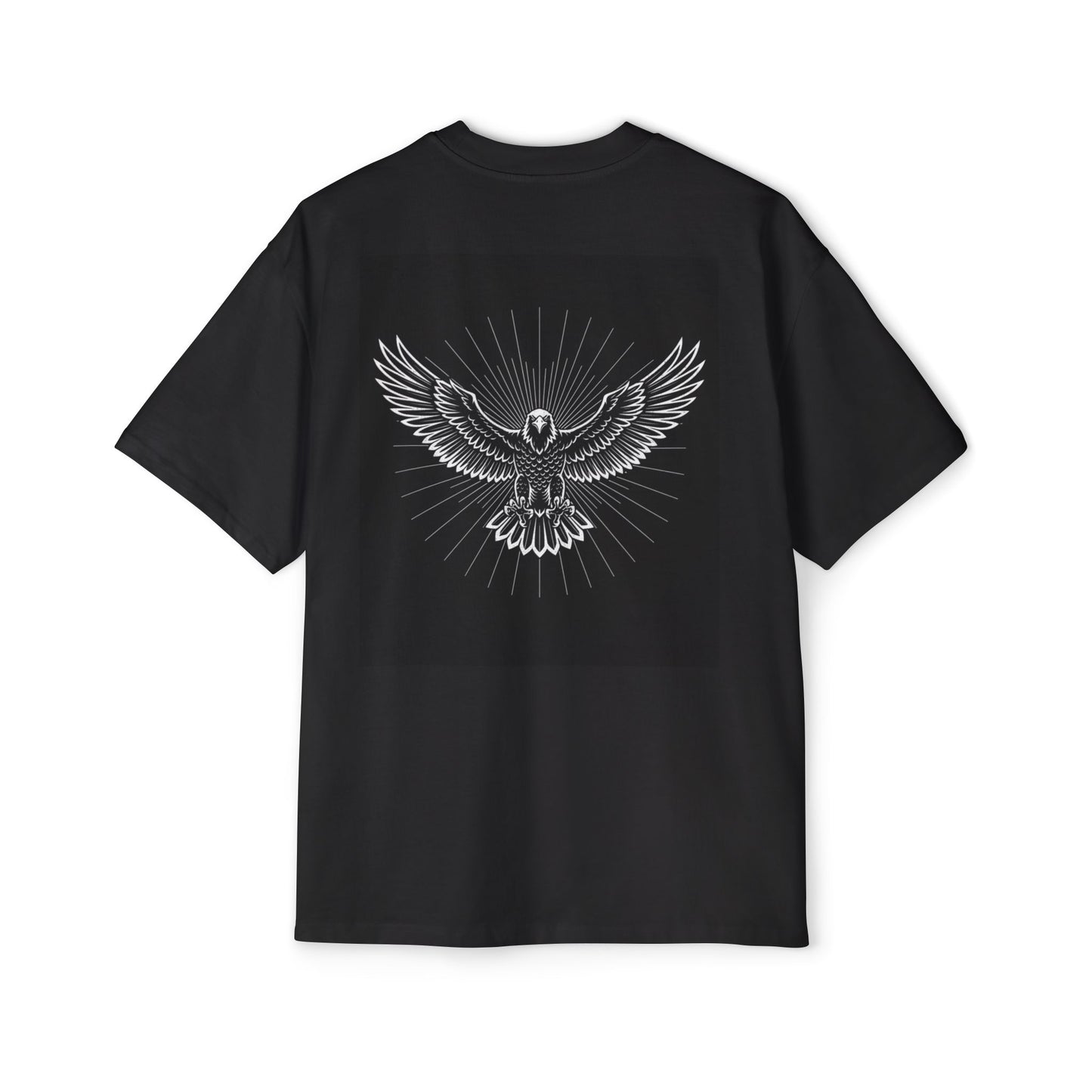 FaithOverFear Oversized Tee — Dove Back Graphic Christian Shirt