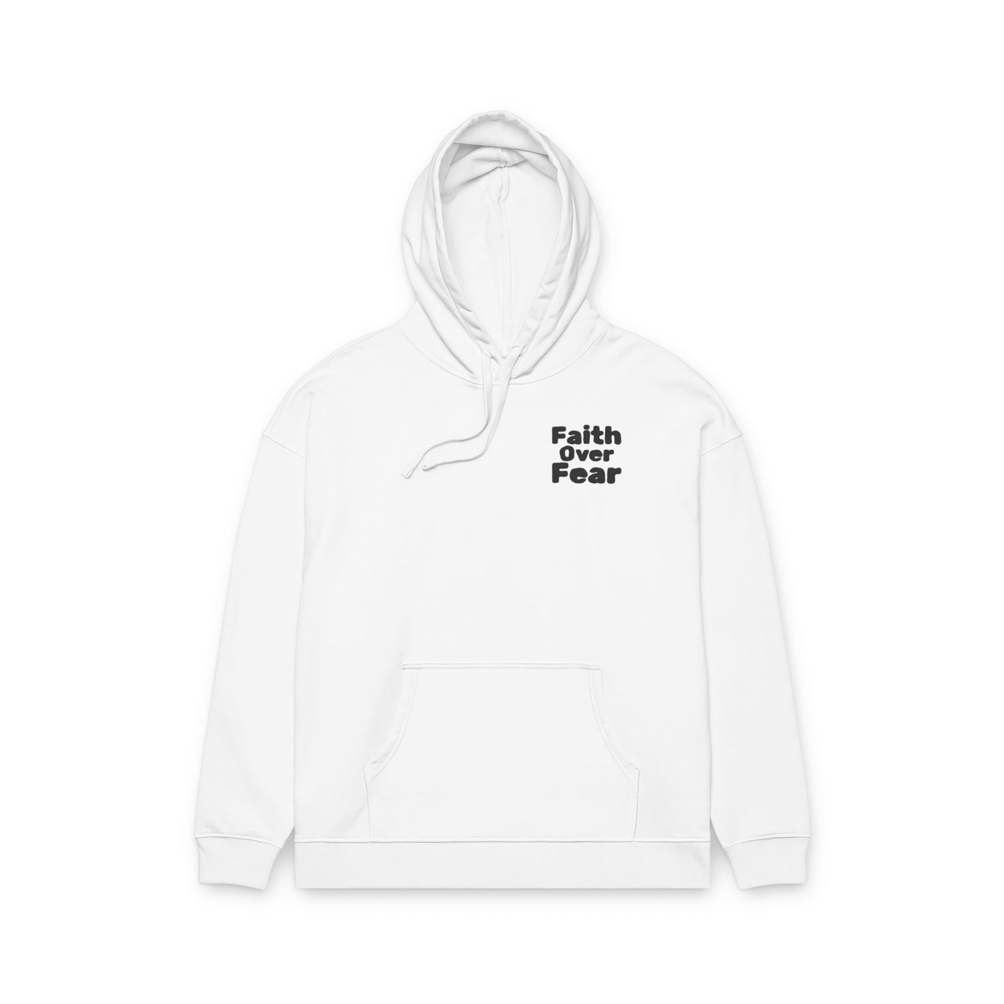 Faith Over Fear Hoodie — Christian Philippians 4:13 Inspirational Pullover