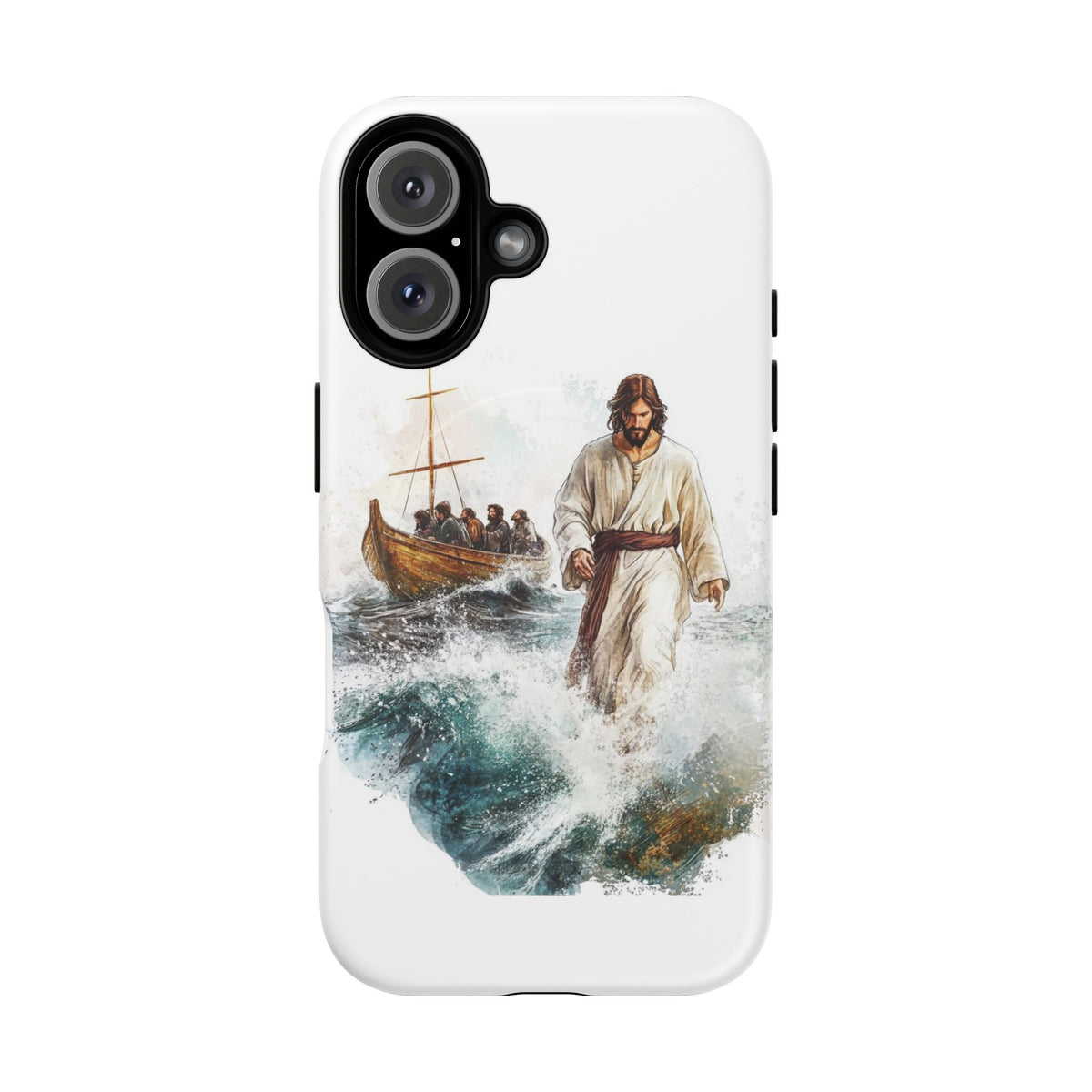 Phone Case — Jesus Walking on Water Design (Tough Magnetic)