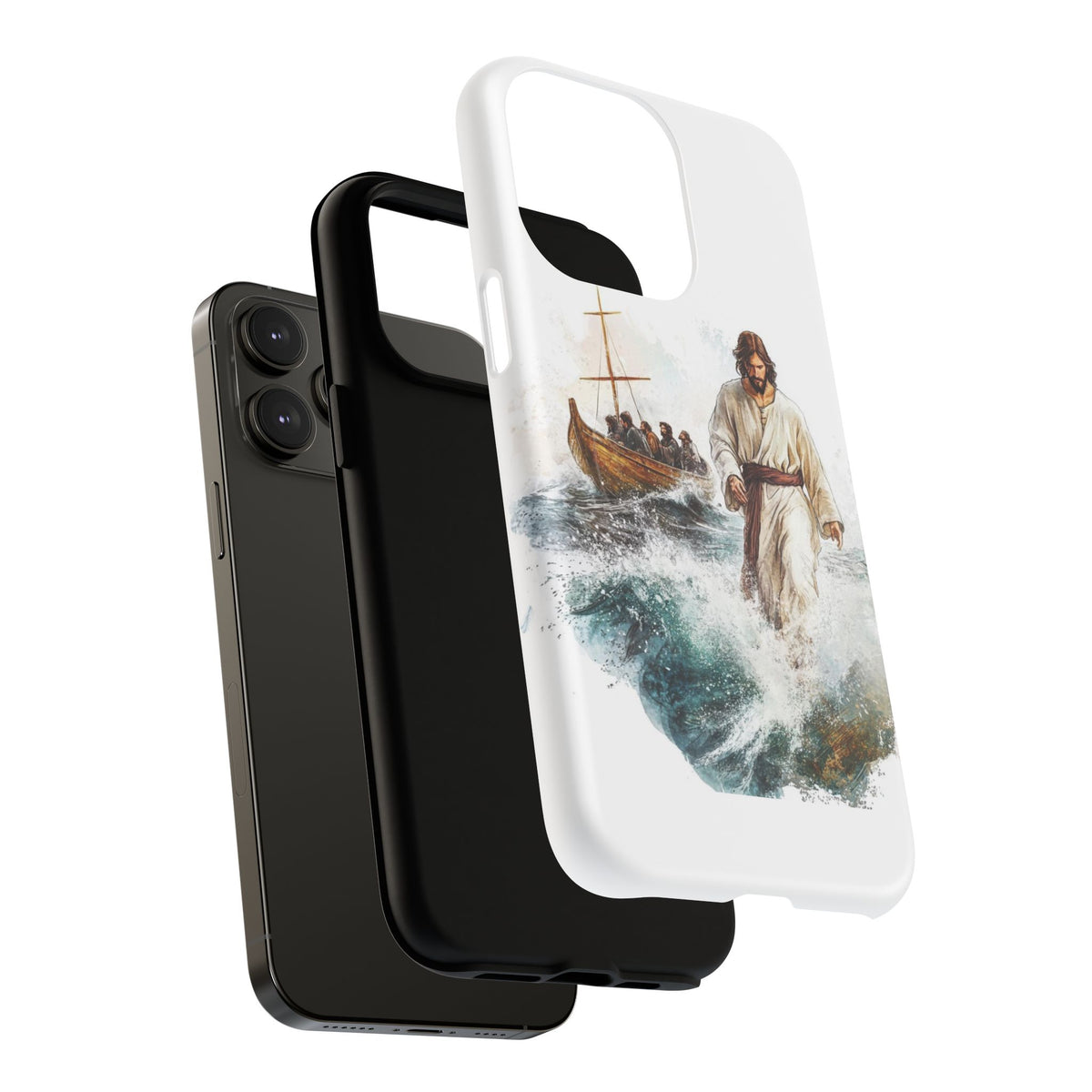 Phone Case — Jesus Walking on Water Design (Tough Magnetic)