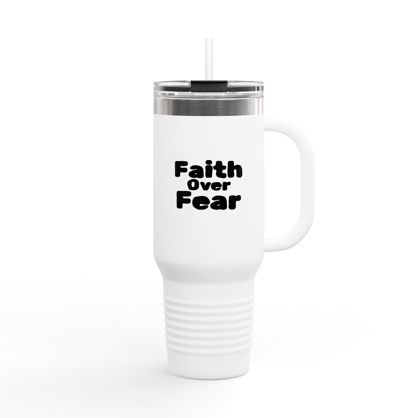 Faith Over Fear 40oz Insulated Travel Mug