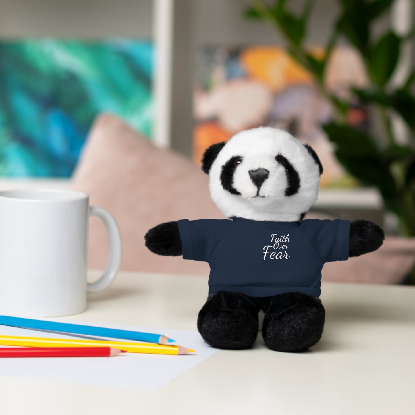 Faith Over Fear Teddy Bear with Tee
