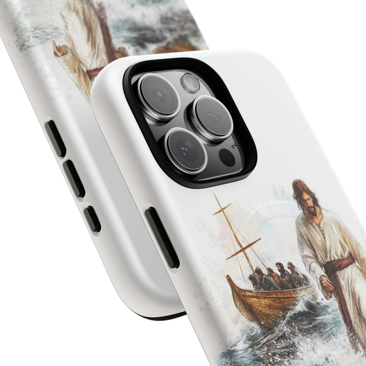 Phone Case — Jesus Walking on Water Design (Tough Magnetic)