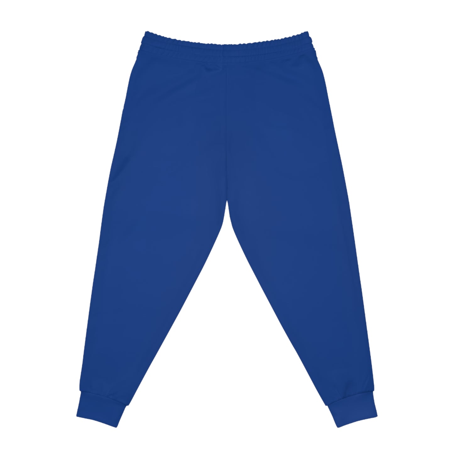 Blue Athletic Joggers with Vertical 'Ndeavu' Graphic - Casual Sportswear