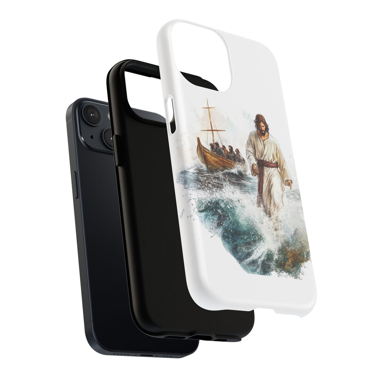 Phone Case — Jesus Walking on Water Design (Tough Magnetic)