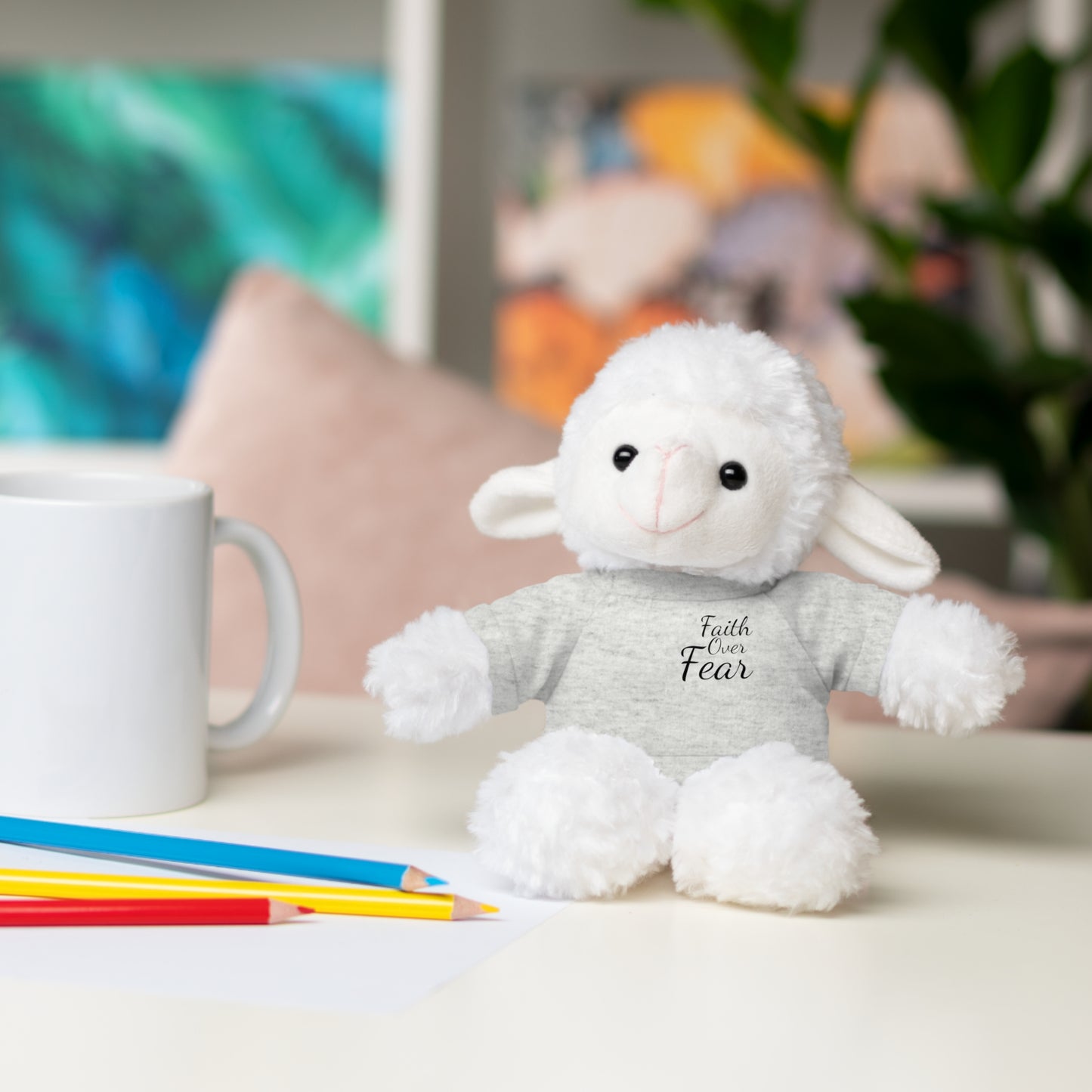 Faith Over Fear Teddy Bear with Tee