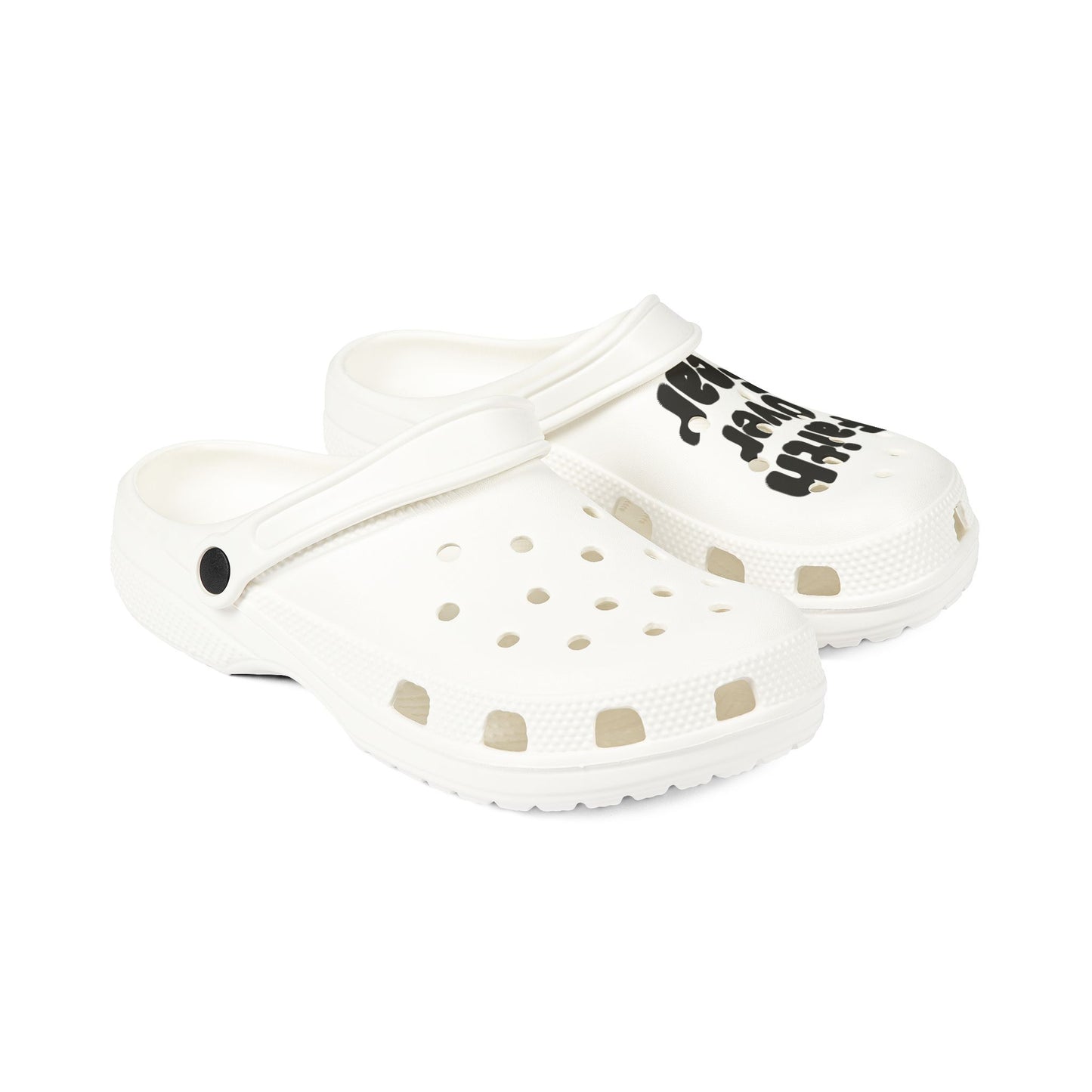 Faith Over Fear EVA Foam Clogs — Lightweight Slip-On Comfort Shoes