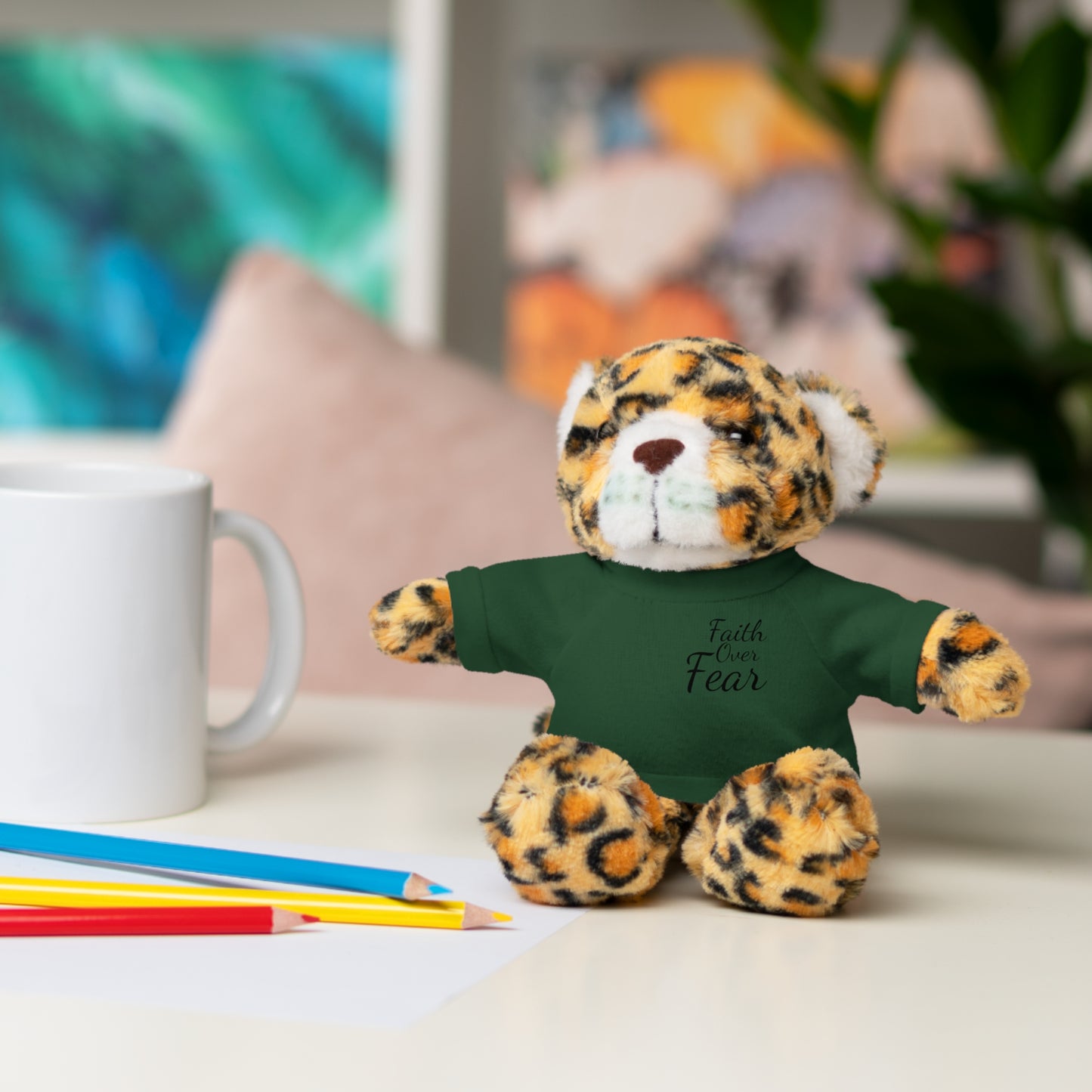 Faith Over Fear Teddy Bear with Tee