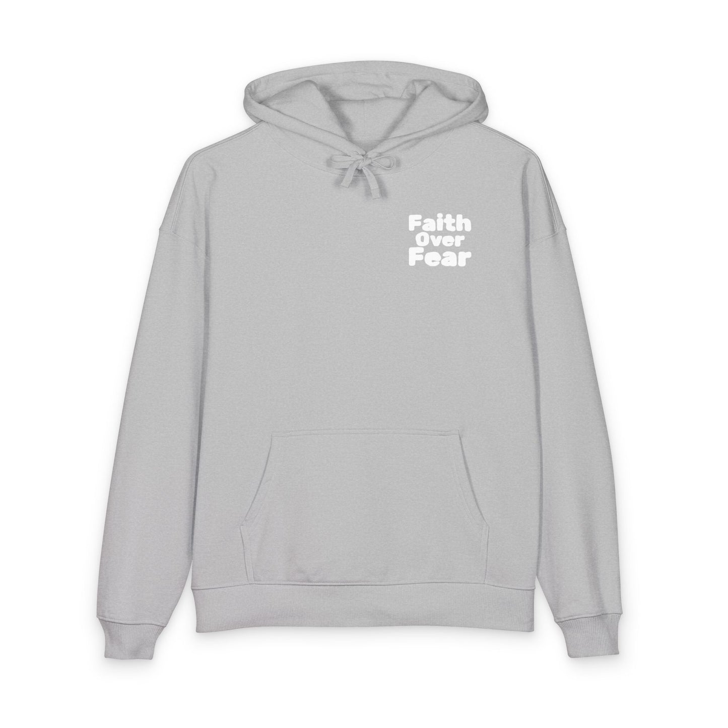 Faith Over Fear Hoodie — Christian Philippians 4:13 Inspirational Pullover
