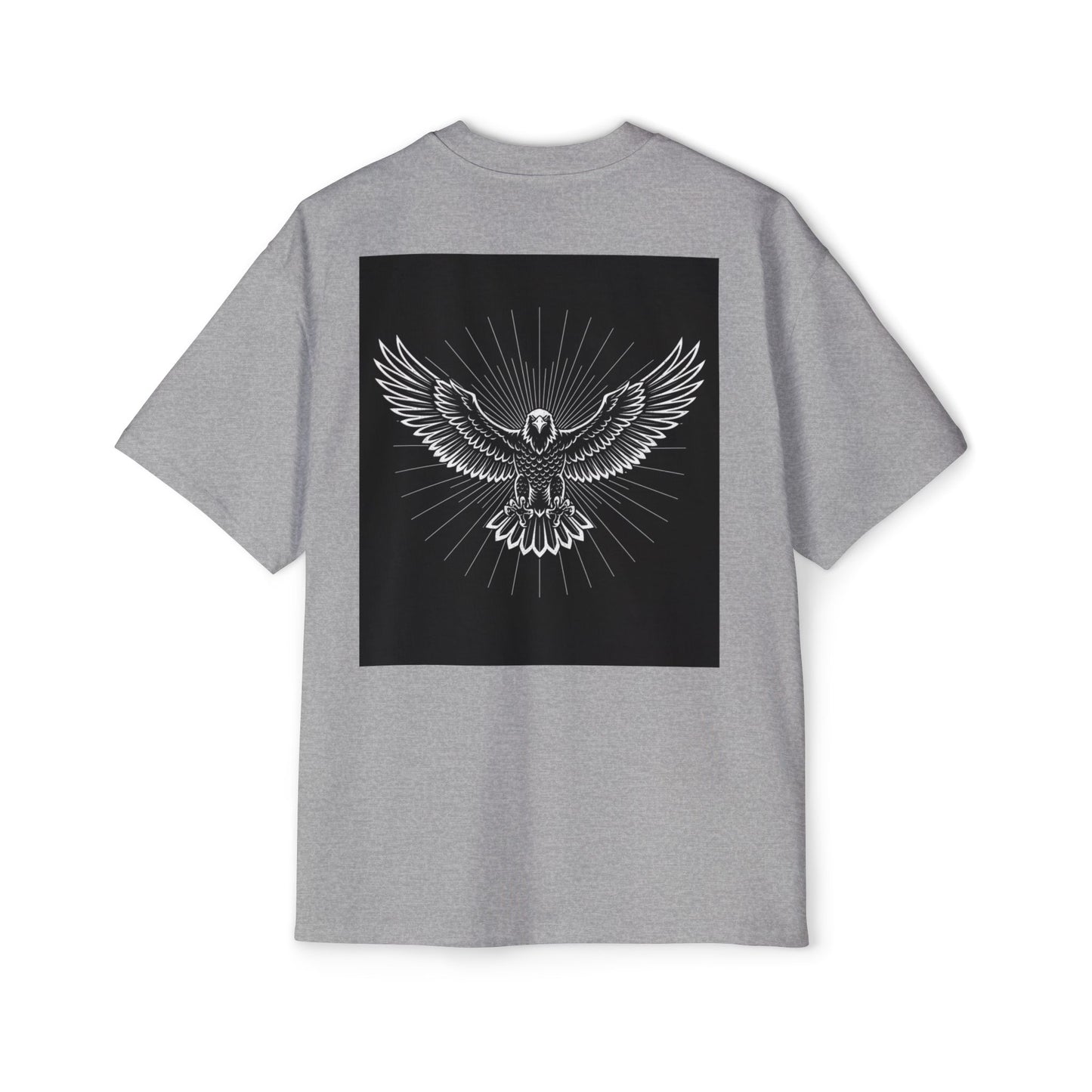 FaithOverFear Oversized Tee — Dove Back Graphic Christian Shirt